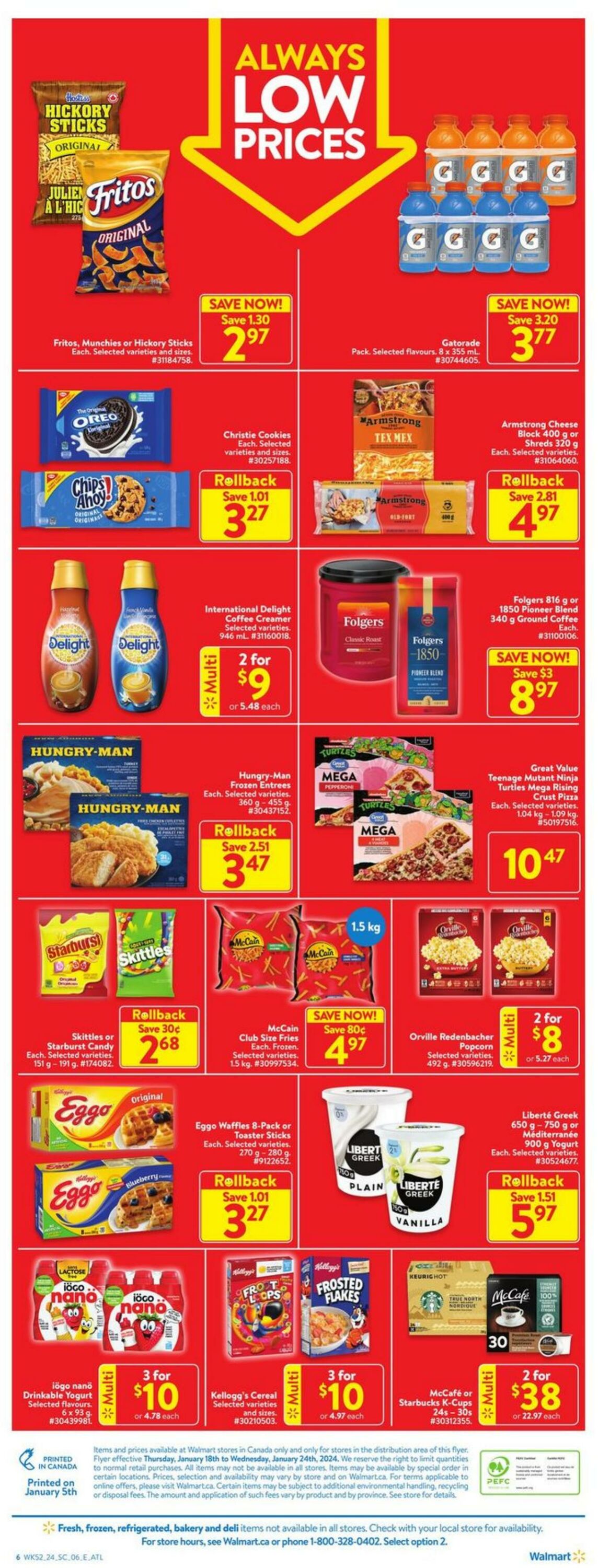 Flyer Walmart 18.01.2024 - 24.01.2024