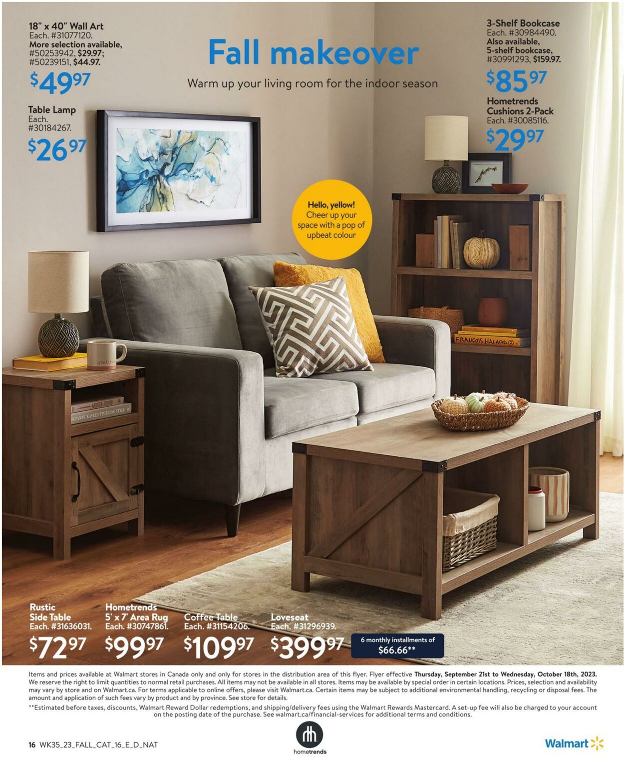 Flyer Walmart 21.09.2023 - 18.10.2023