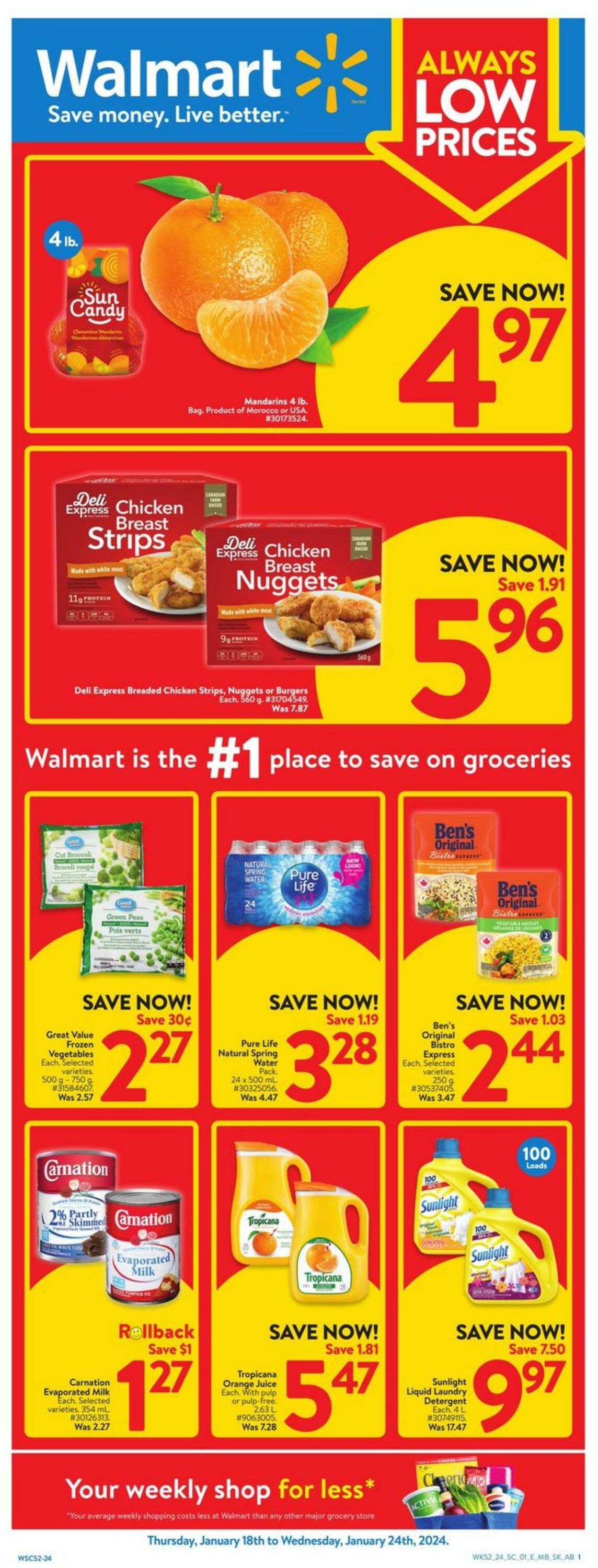 Flyer Walmart 18.01.2024 - 24.01.2024