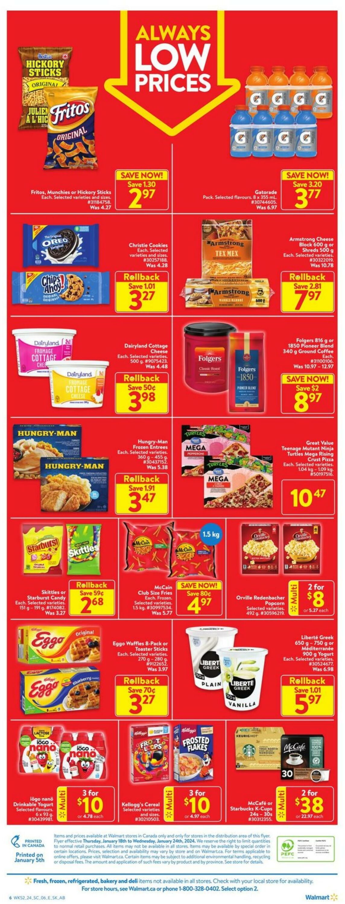 Flyer Walmart 18.01.2024 - 24.01.2024