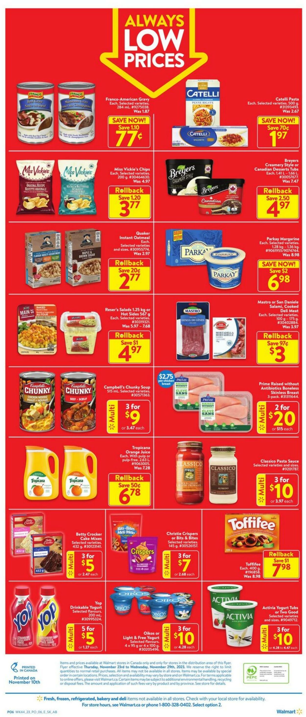 Flyer Walmart 23.11.2023 - 29.11.2023