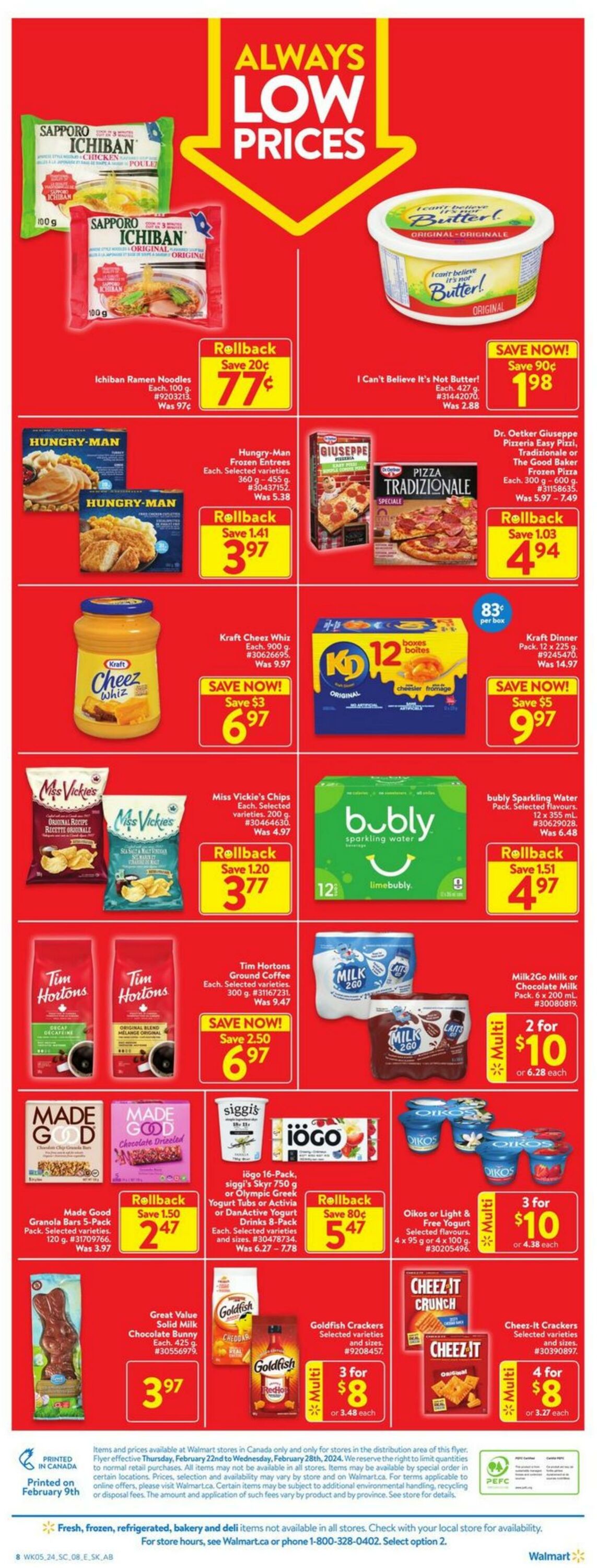 Flyer Walmart 22.02.2024 - 28.02.2024