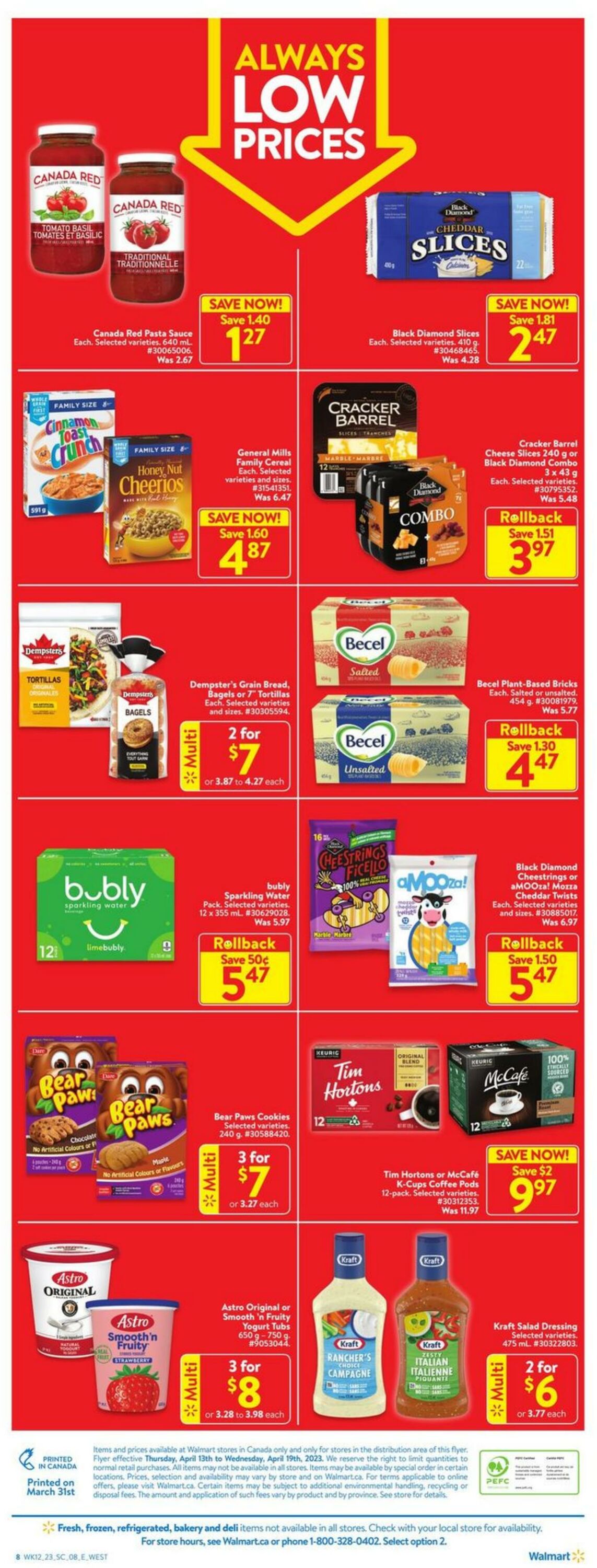 Flyer Walmart 13.04.2023 - 19.04.2023