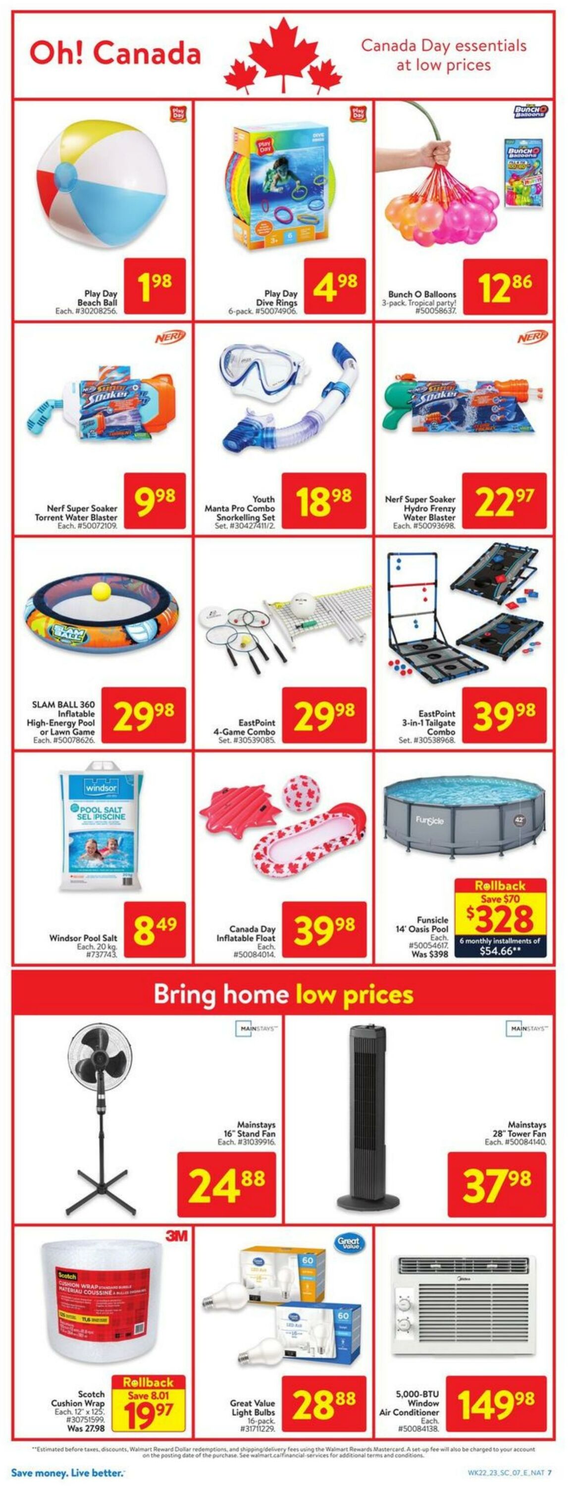 Flyer Walmart 22.06.2023 - 28.06.2023