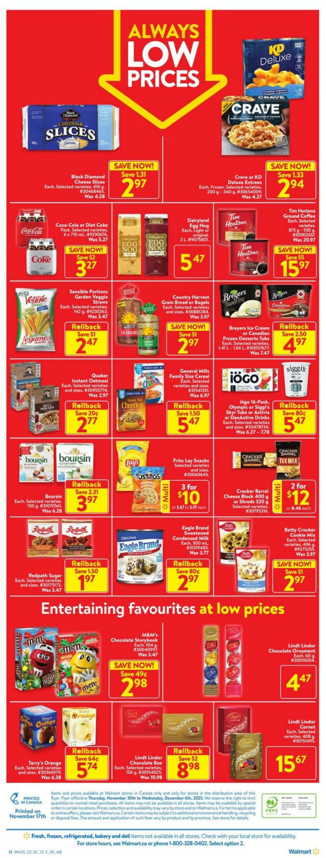 Flyer Walmart 30.11.2023 - 06.12.2023