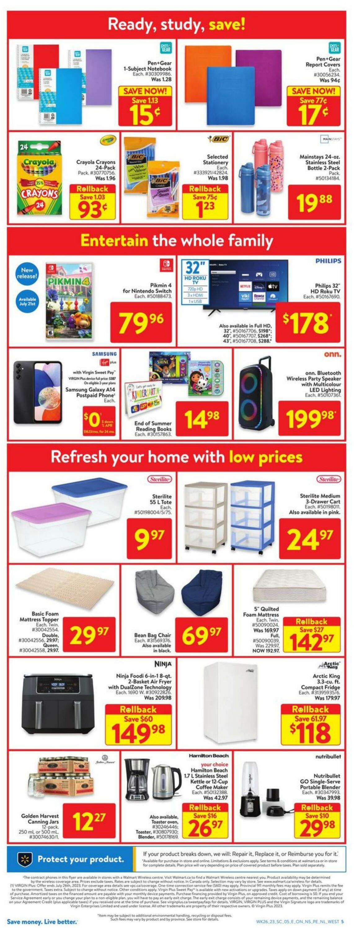 Flyer Walmart 20.07.2023 - 26.07.2023