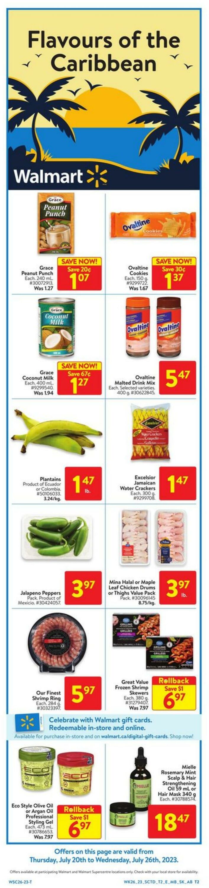 Flyer Walmart 20.07.2023 - 26.07.2023