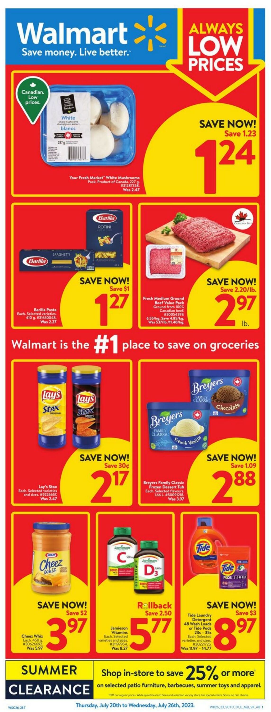 Flyer Walmart 20.07.2023 - 26.07.2023