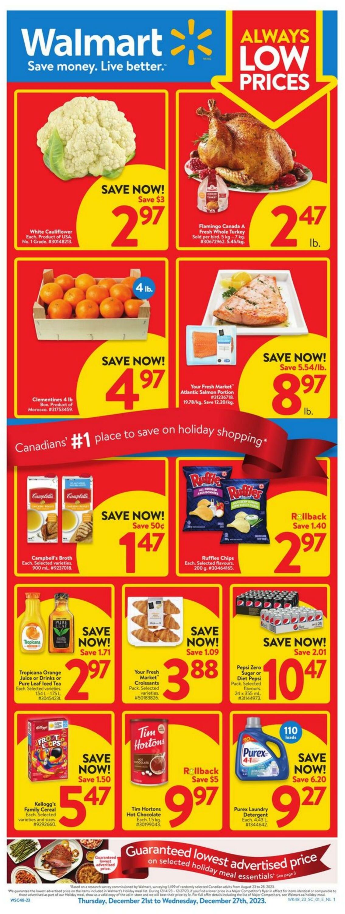 Flyer Walmart 21.12.2023 - 27.12.2023