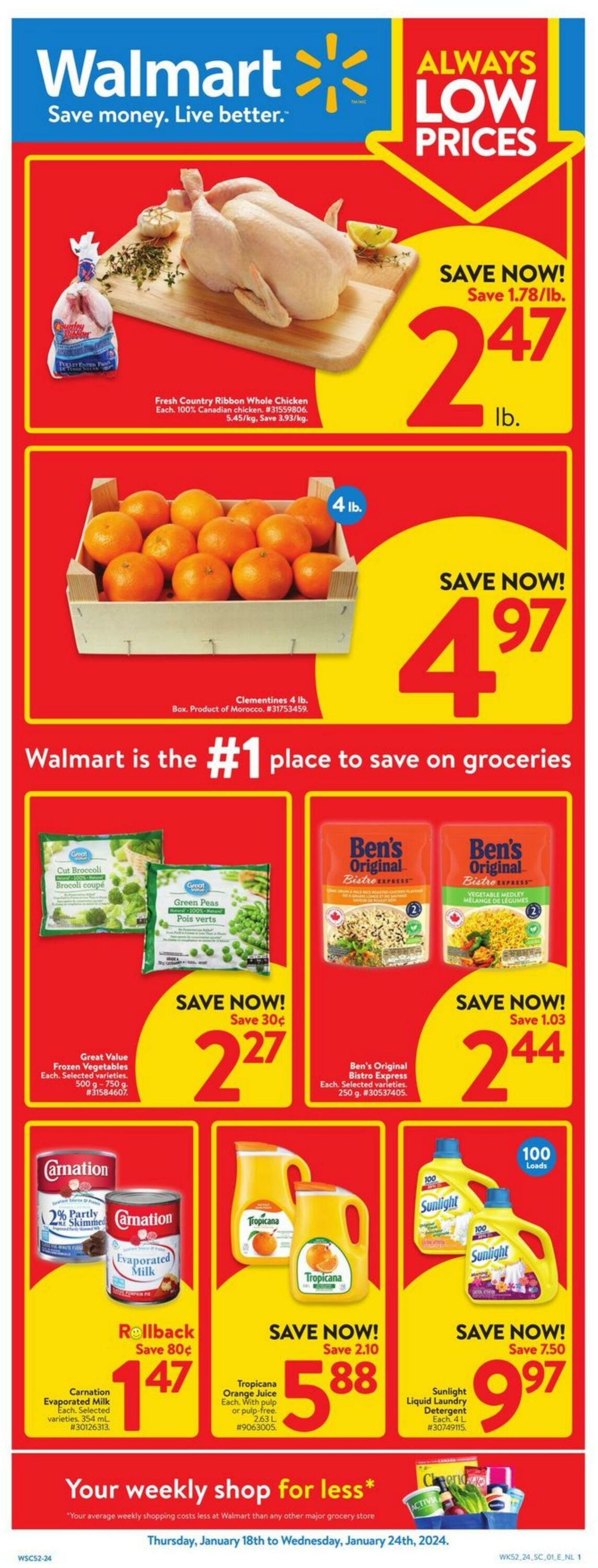 Flyer Walmart 18.01.2024 - 24.01.2024