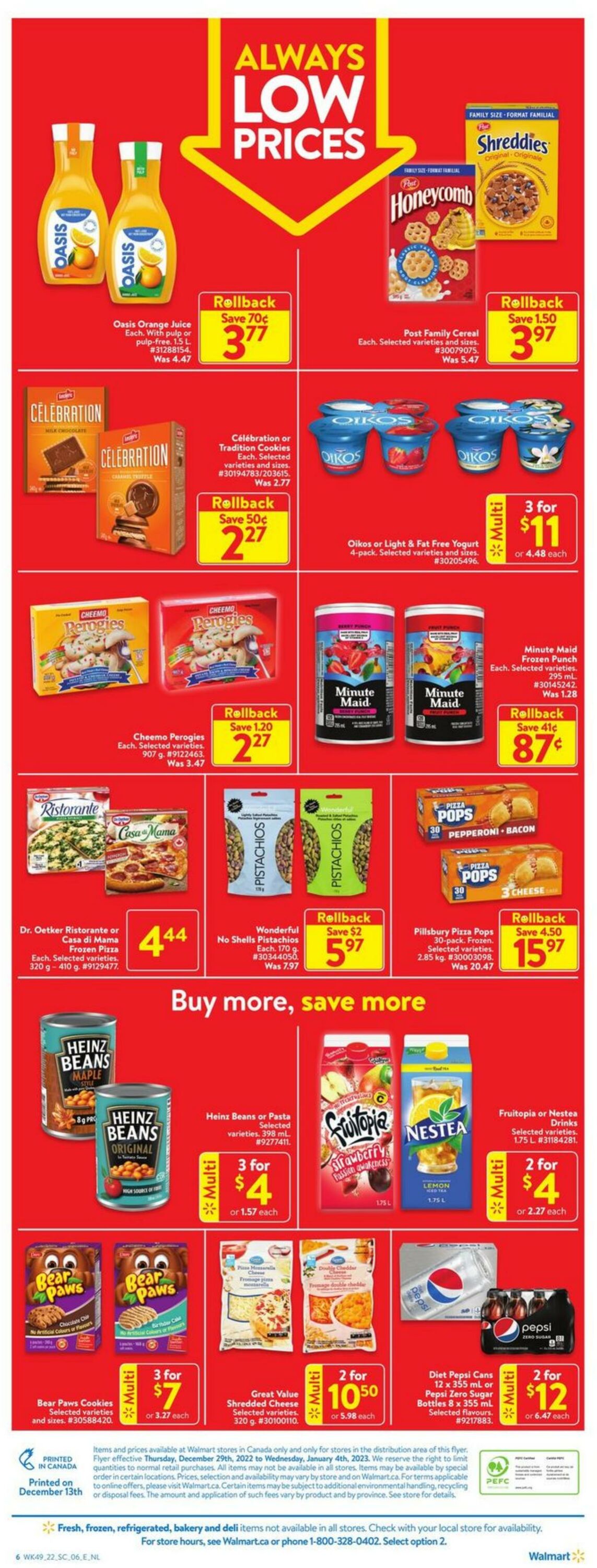 Flyer Walmart 29.12.2022 - 04.01.2023