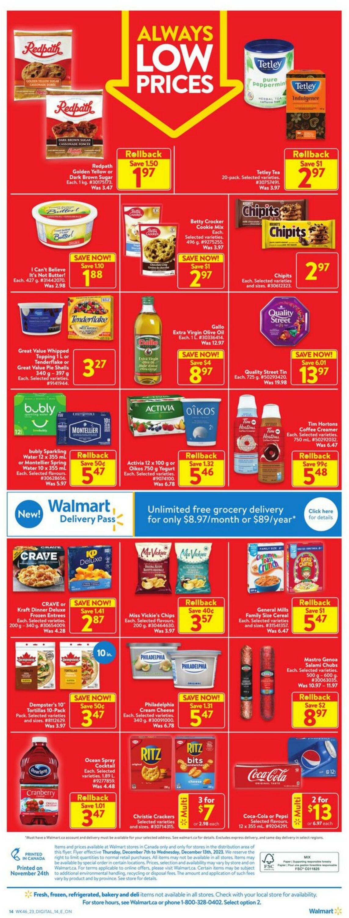 Flyer Walmart 07.12.2023 - 13.12.2023