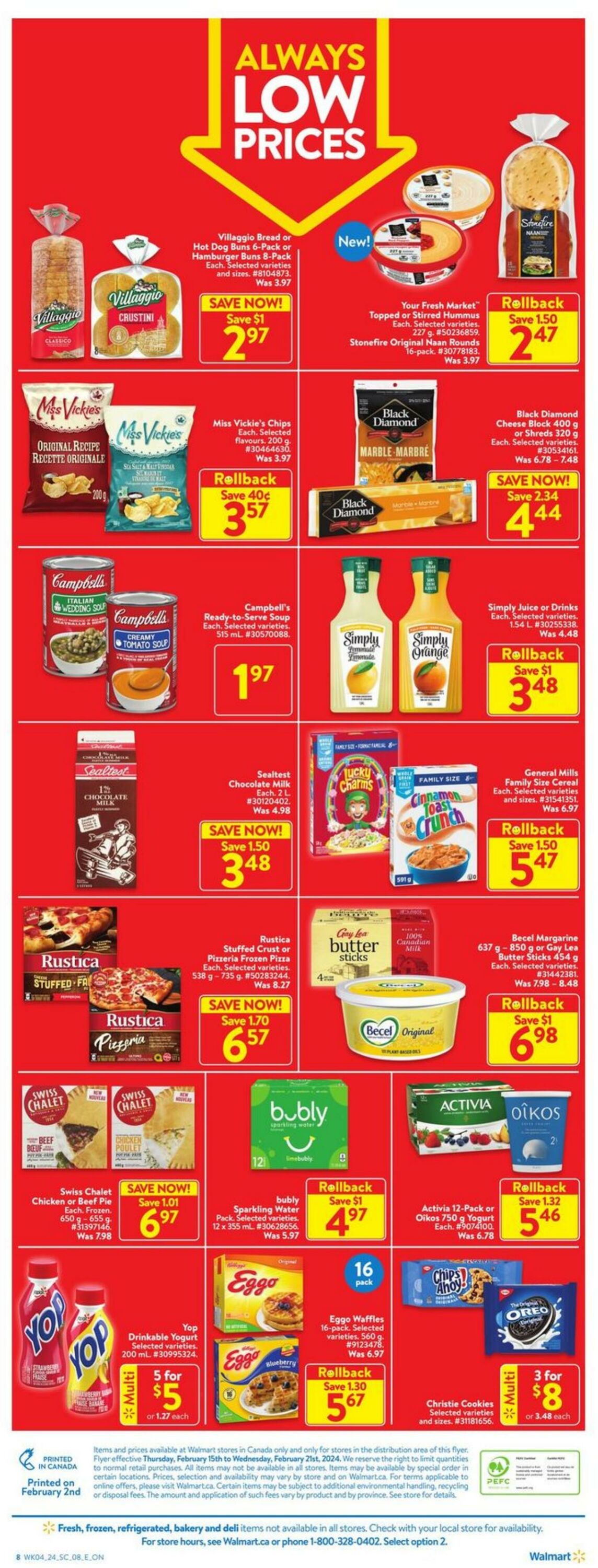 Walmart Promotional Flyer Ontario Valid From 15 02 To 21 02 Page   444ba01a50c9 