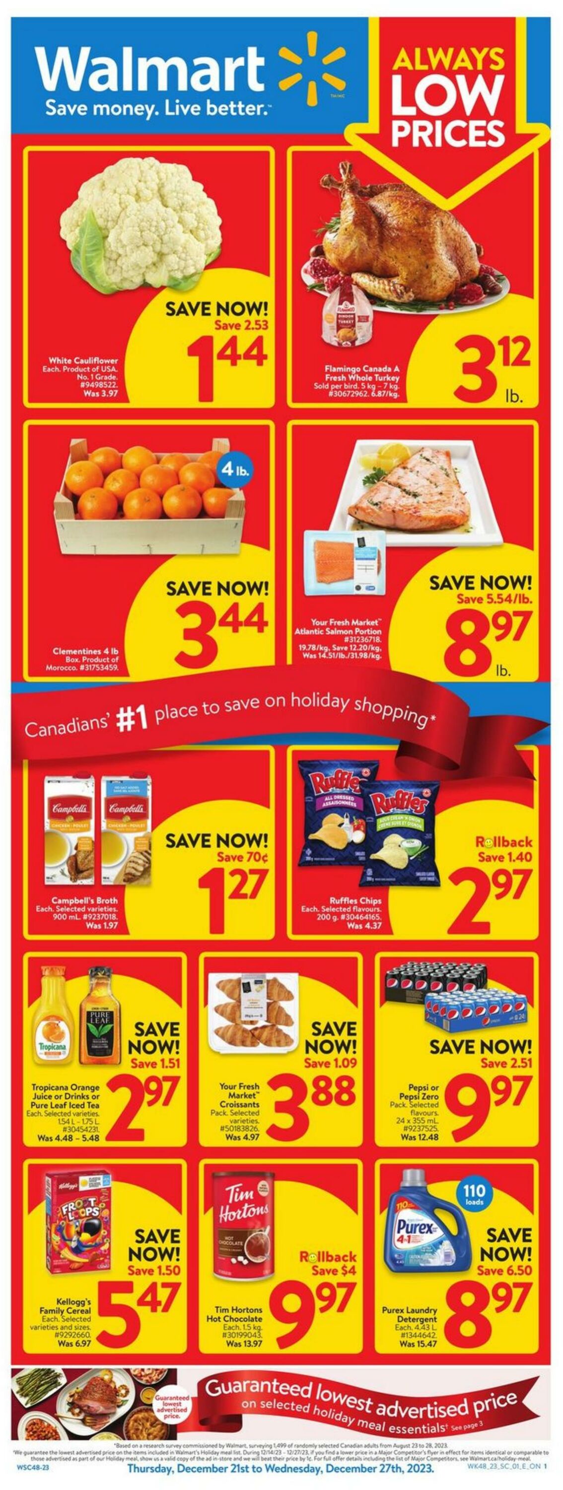 Flyer Walmart 21.12.2023 - 27.12.2023