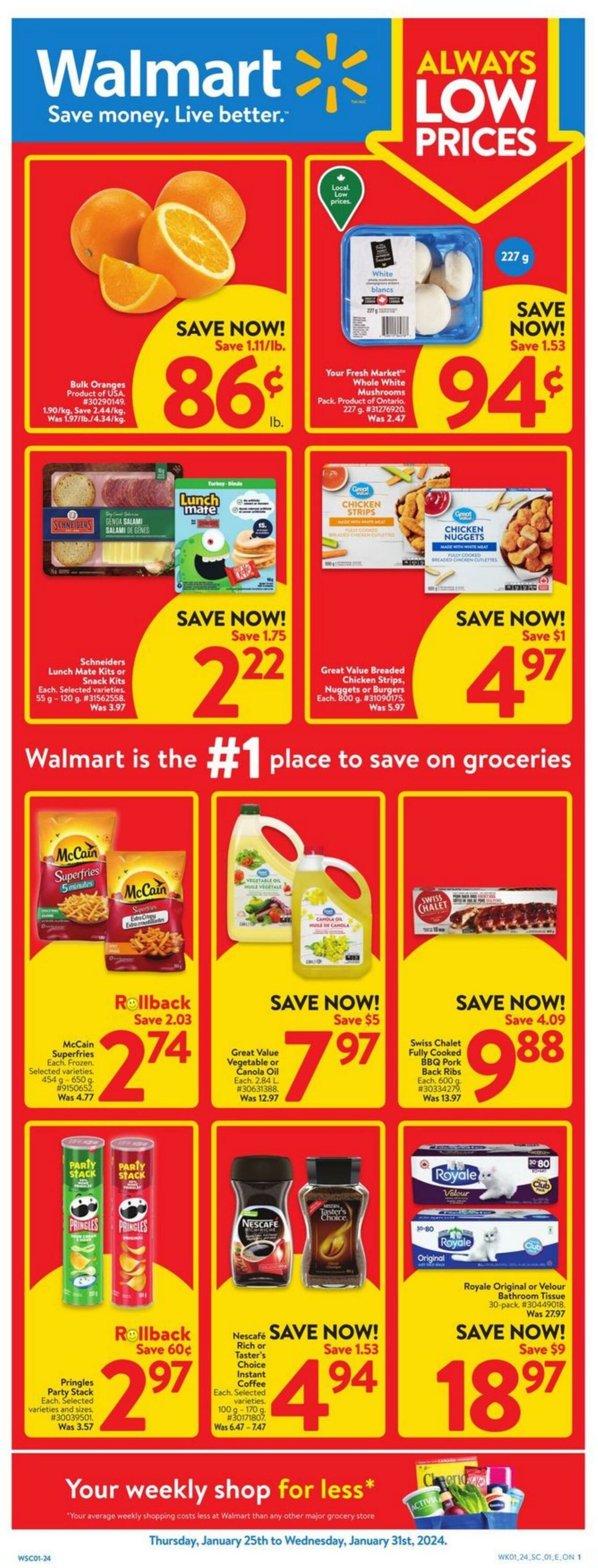 Flyer Walmart 25.01.2024 - 31.01.2024