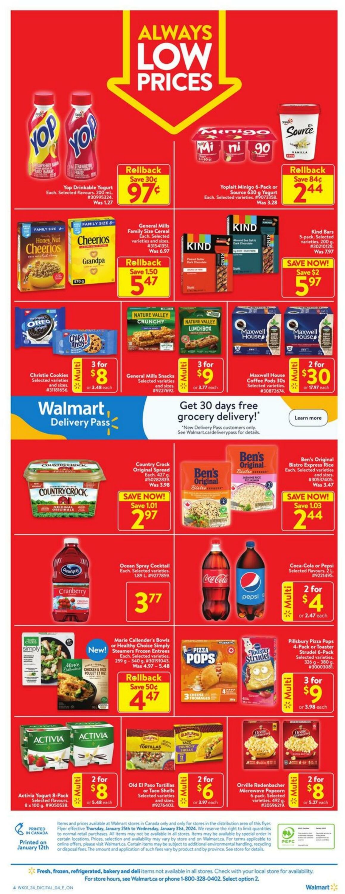 Flyer Walmart 25.01.2024 - 31.01.2024