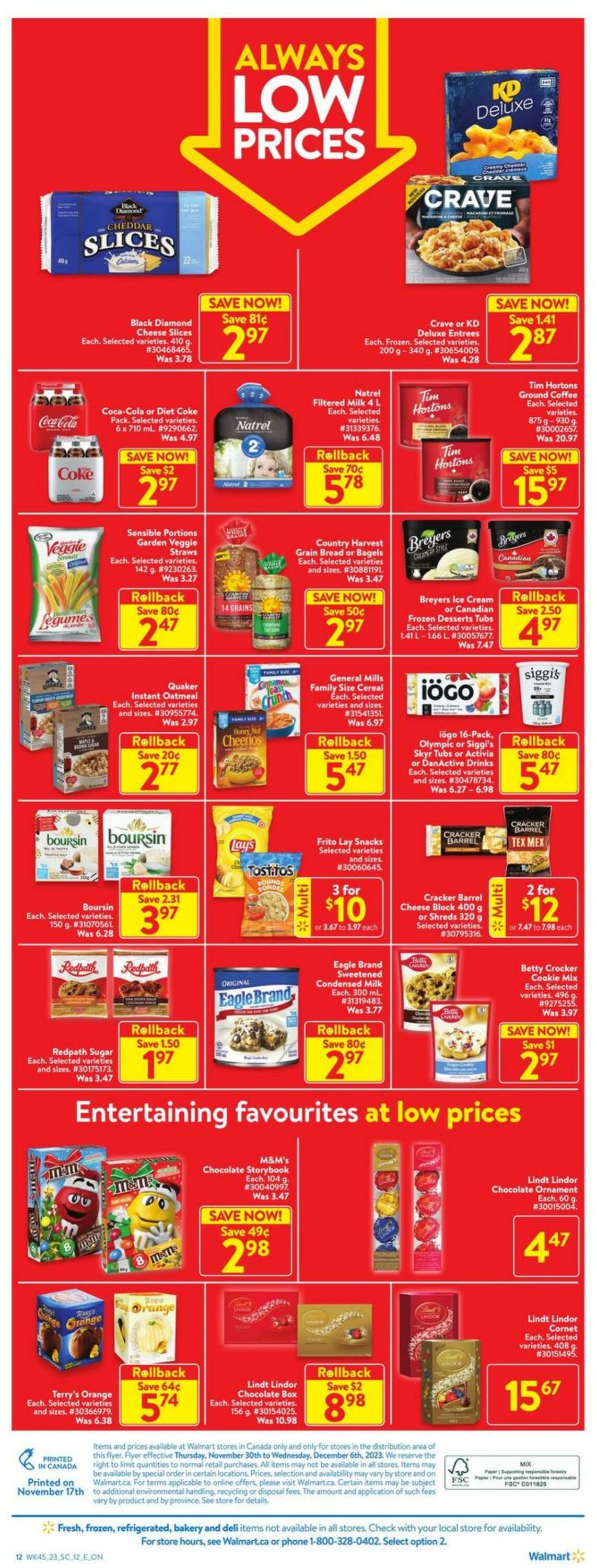 Flyer Walmart 30.11.2023 - 06.12.2023