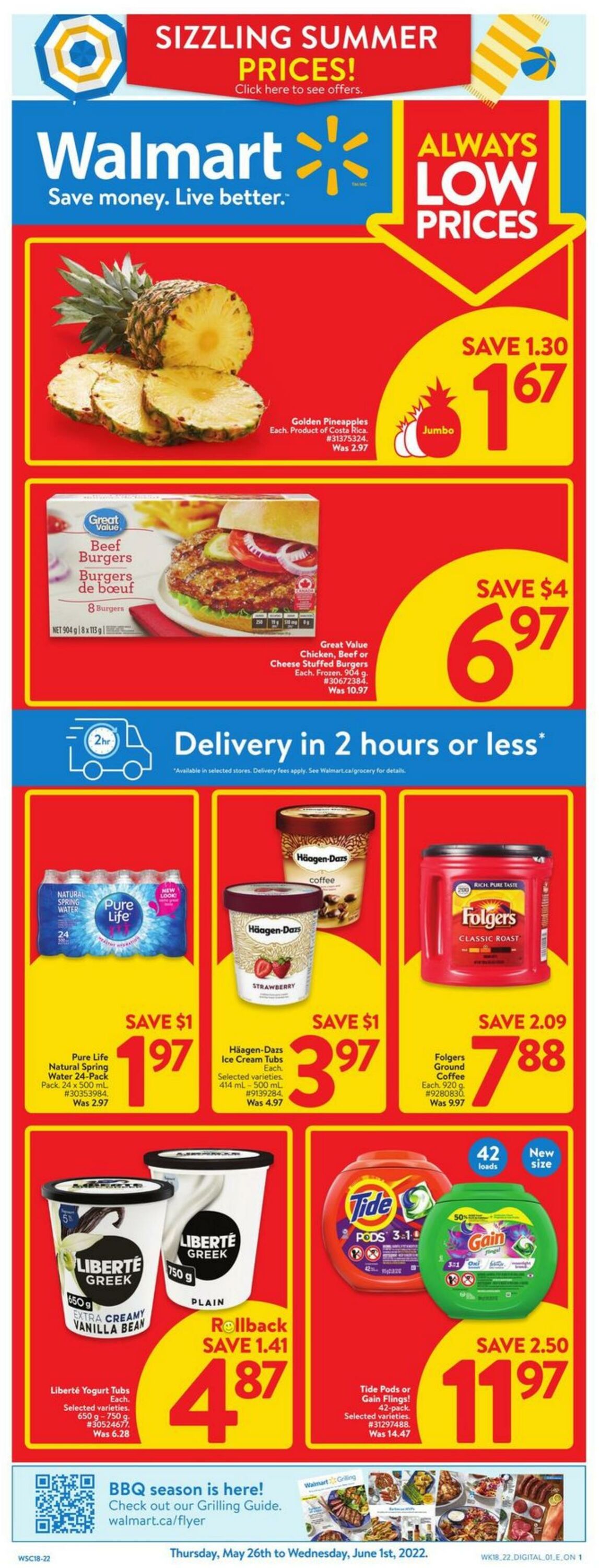 Flyer Walmart 26.05.2022 - 01.06.2022