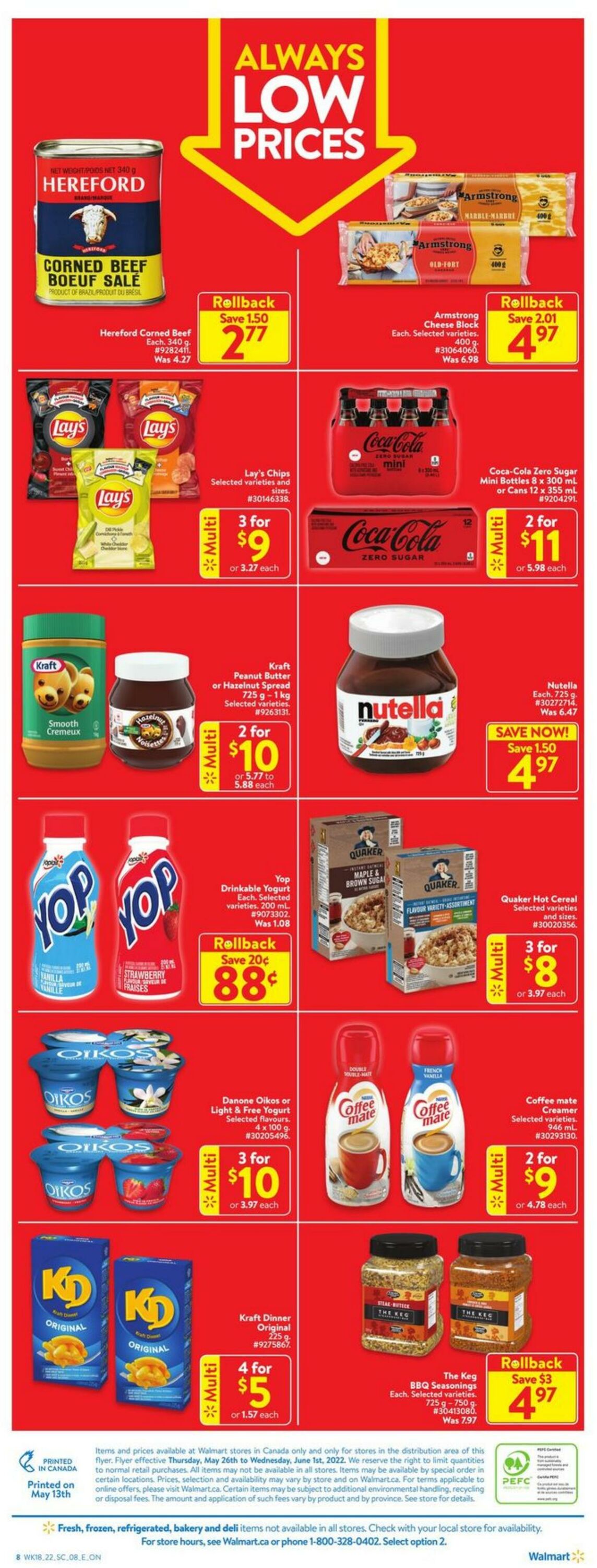 Flyer Walmart 26.05.2022 - 01.06.2022