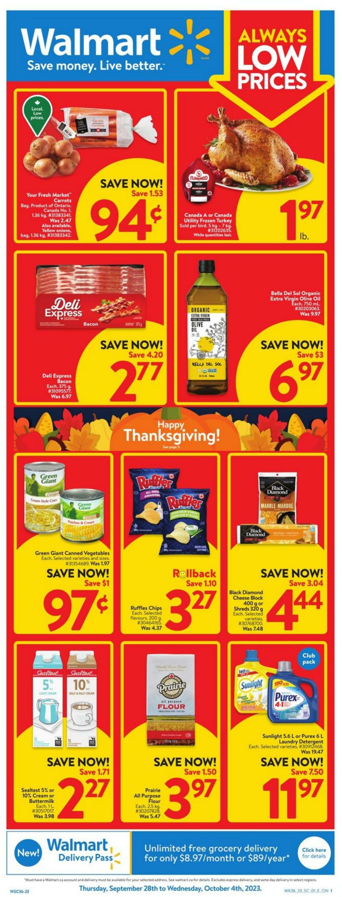 Flyer Walmart 28.09.2023 - 04.10.2023