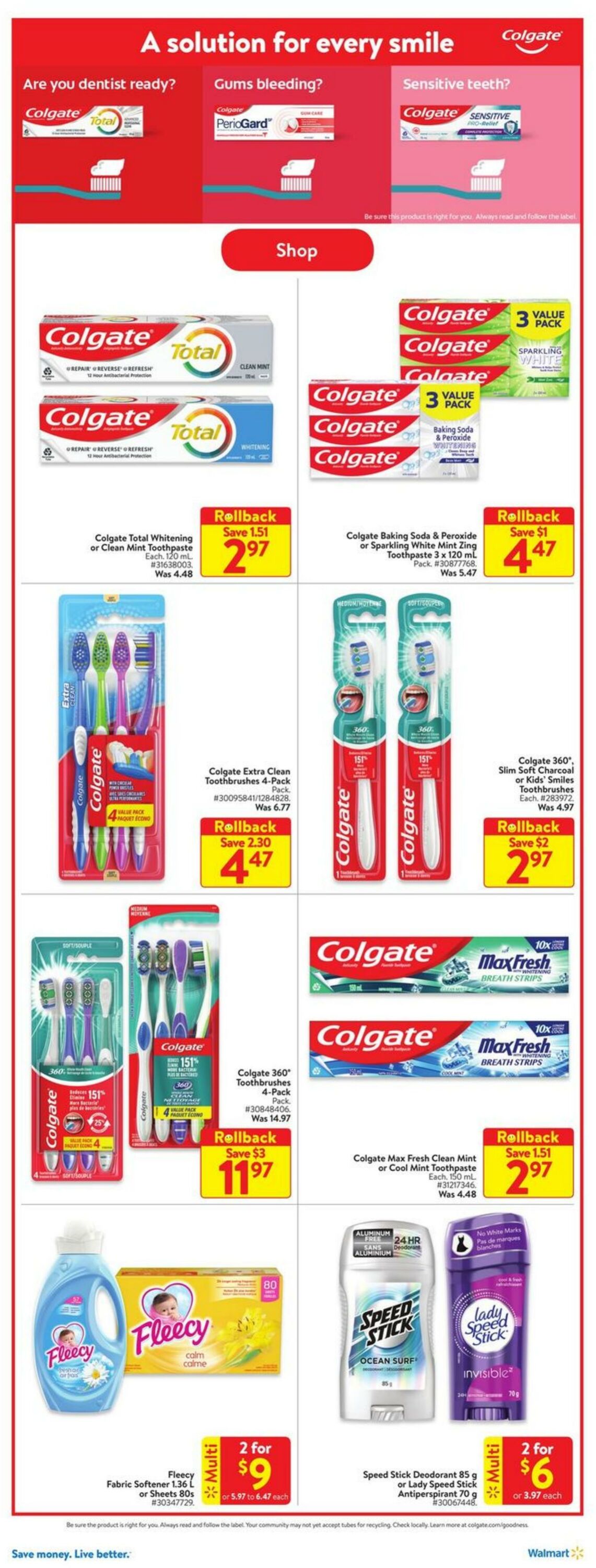 Walmart Promotional Flyer Ontario Valid from 31.08 to 06.09 Page