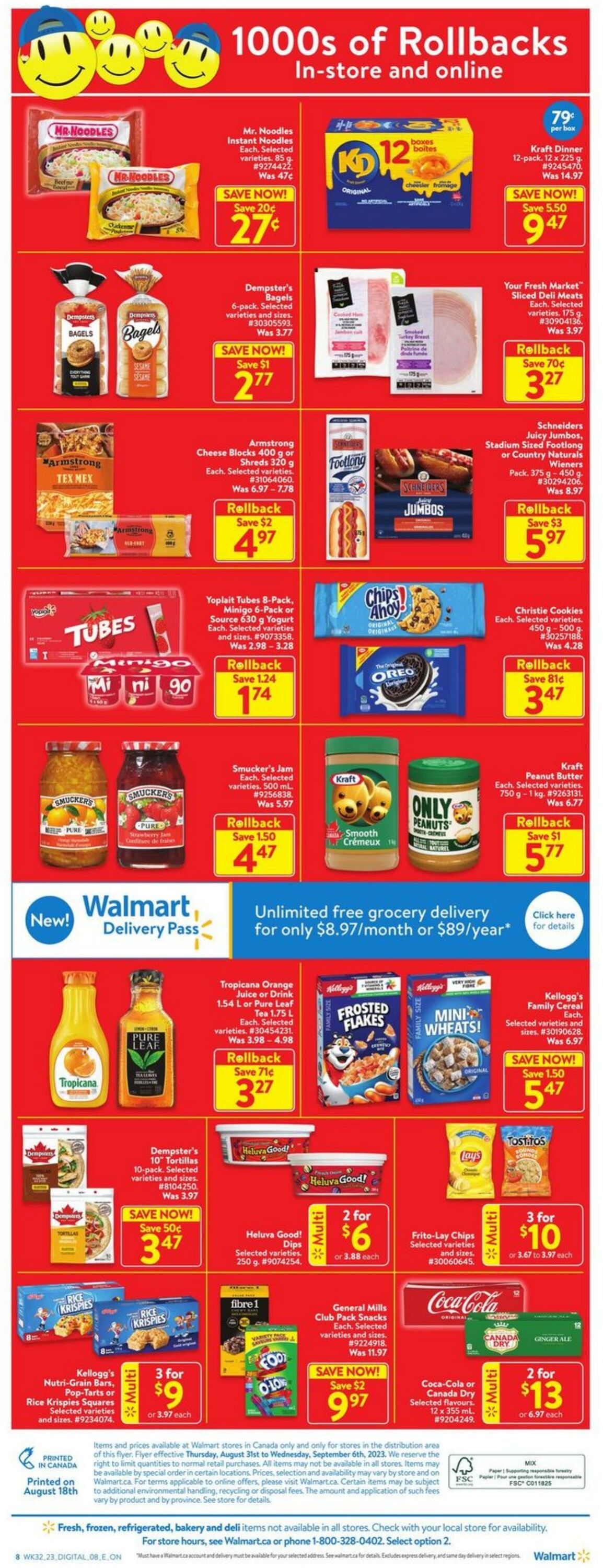 Flyer Walmart 31.08.2023 - 06.09.2023