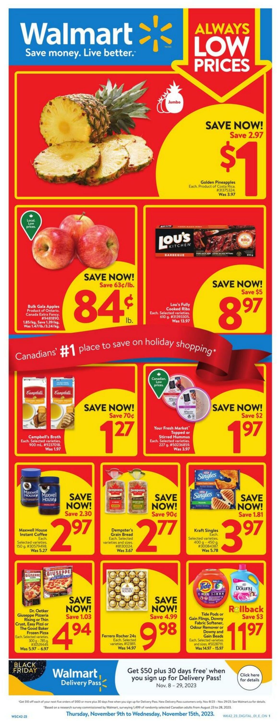 Walmart Promotional Flyer Ontario Valid from 09.11 to 15.11 Page