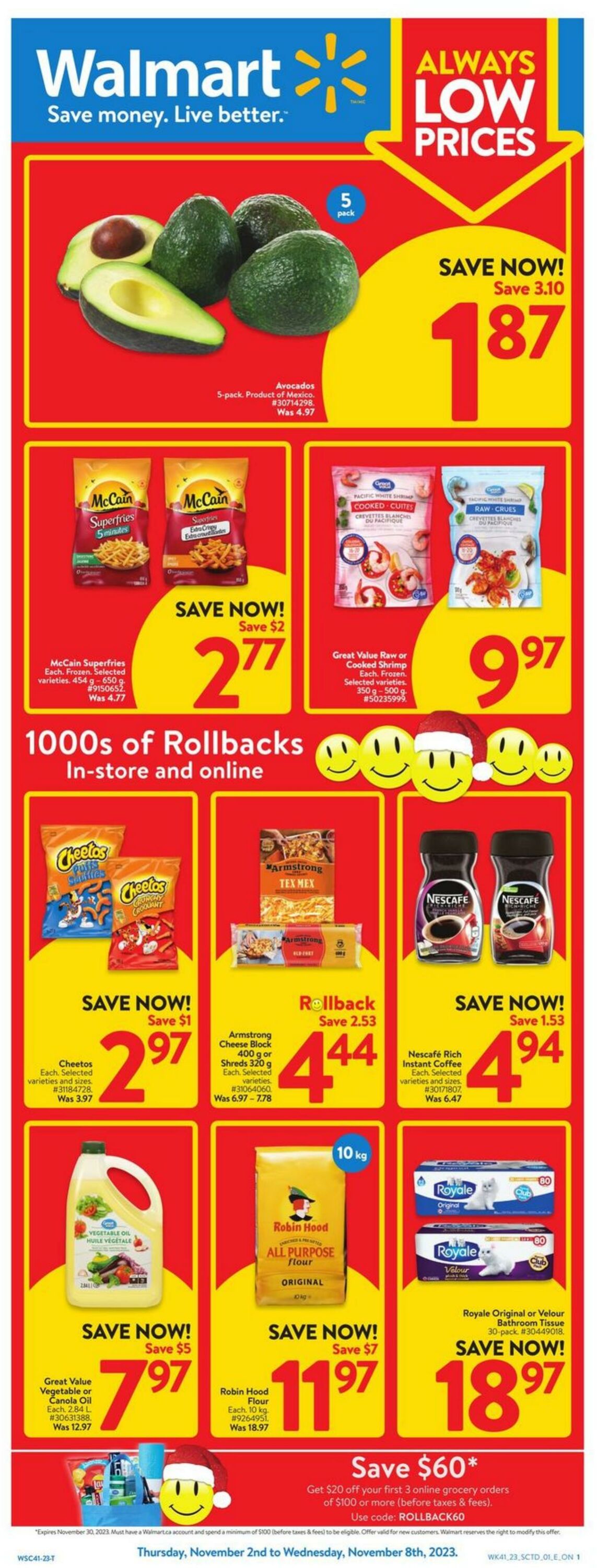 Walmart Promotional Flyer Ontario Valid from 02.11 to 08.11 Page