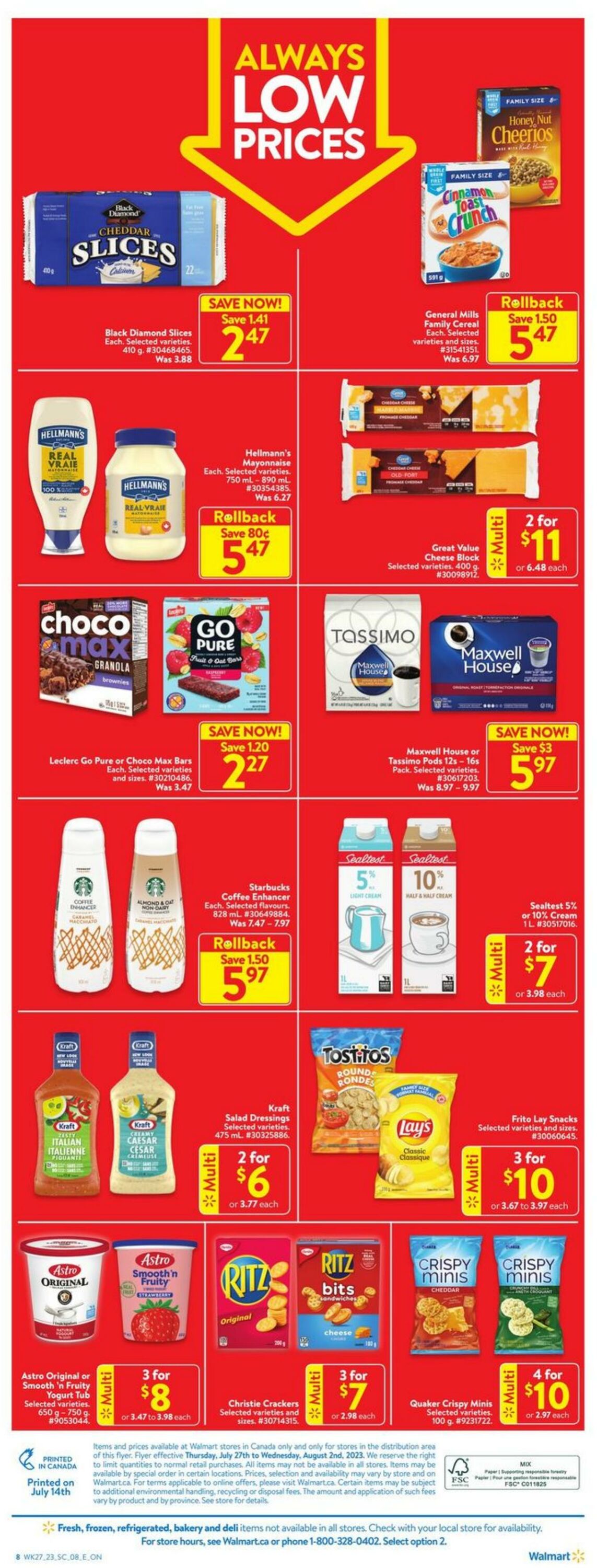 Flyer Walmart 27.07.2023 - 02.08.2023