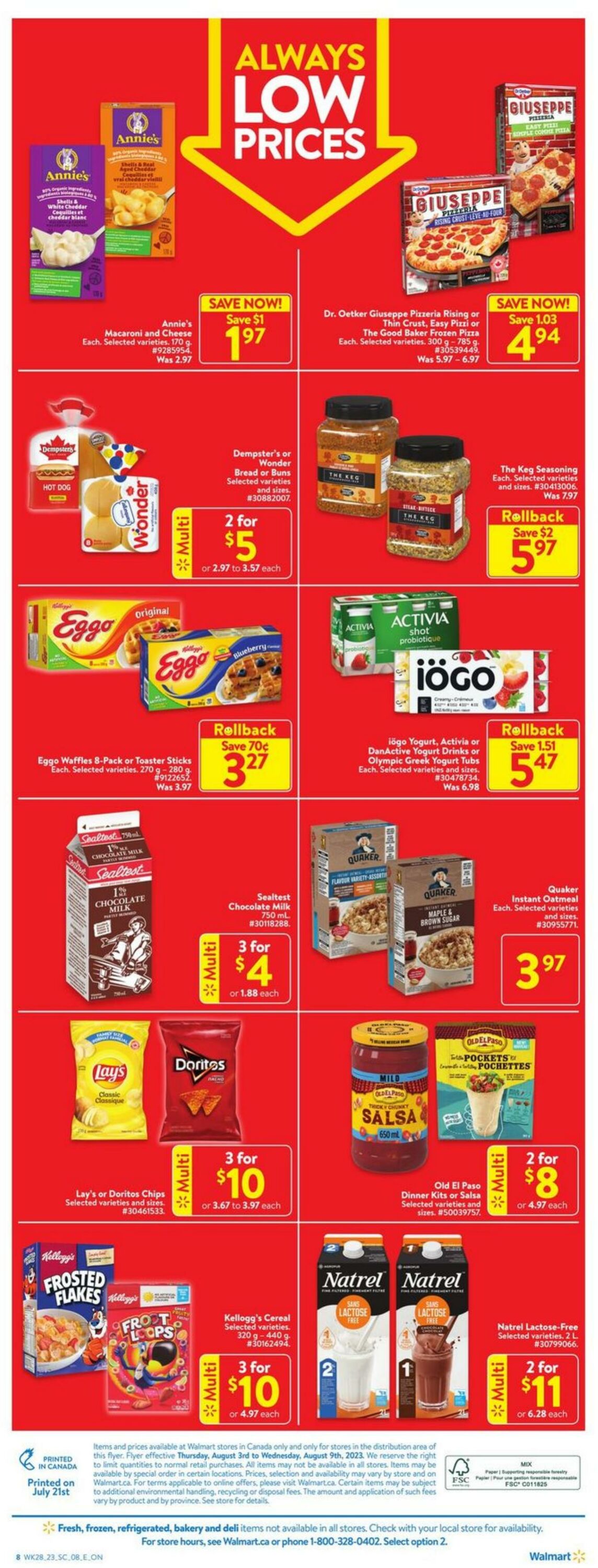 Flyer Walmart 03.08.2023 - 09.08.2023