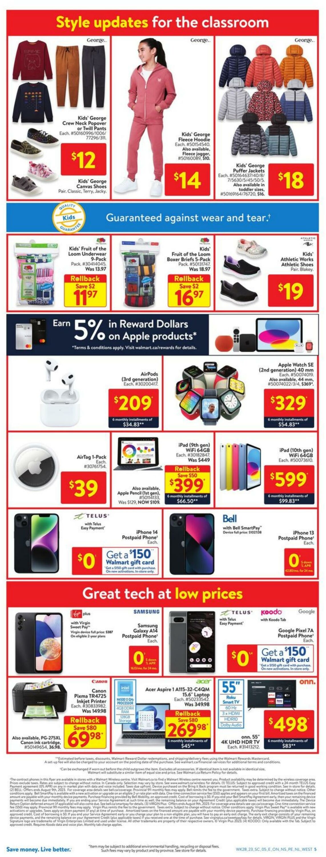 Flyer Walmart 03.08.2023 - 09.08.2023