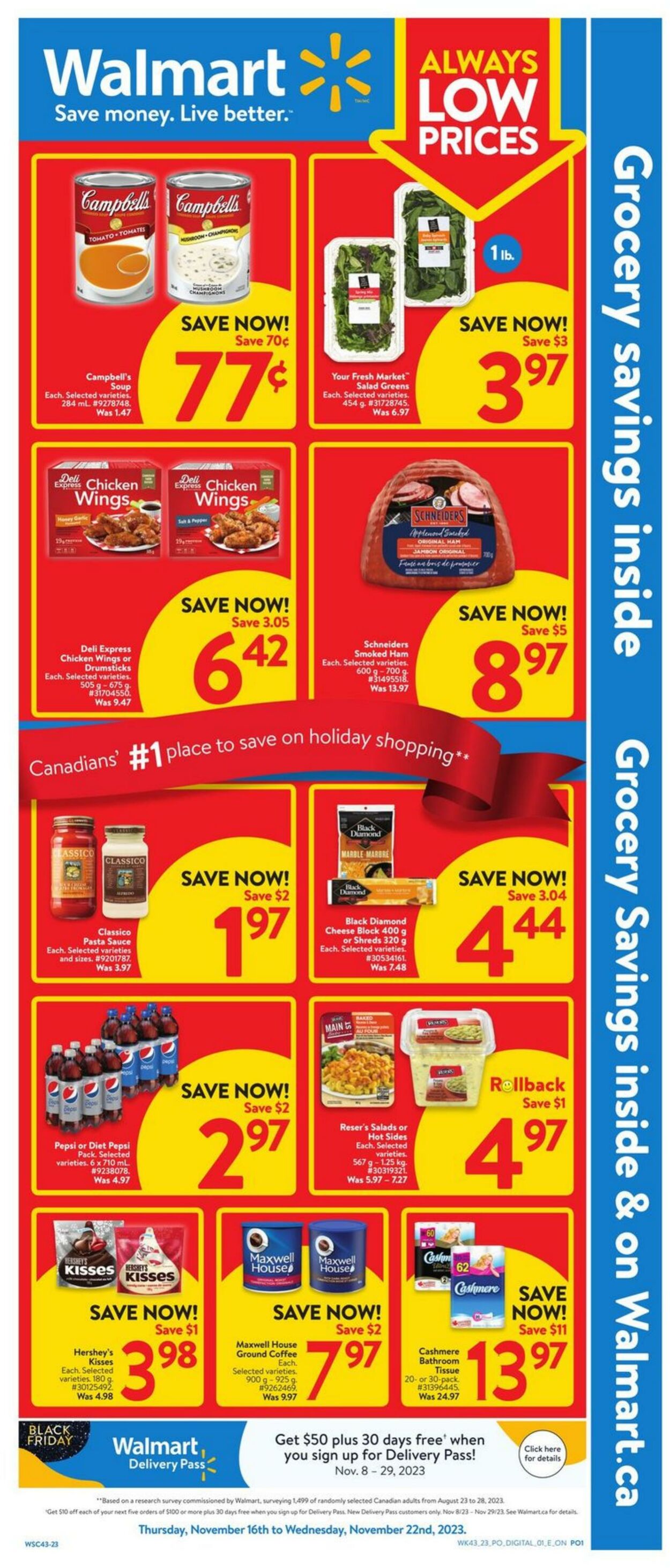 Flyer Walmart 16.11.2023 - 22.11.2023