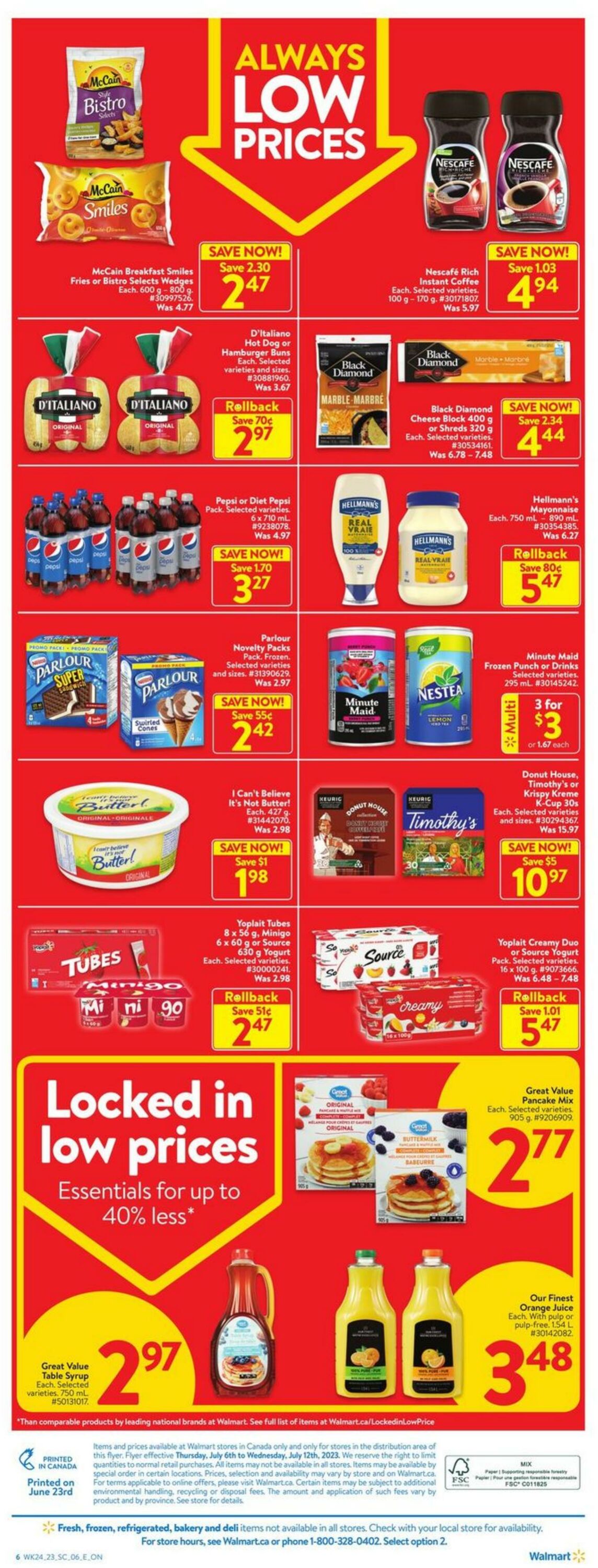 Flyer Walmart 06.07.2023 - 12.07.2023