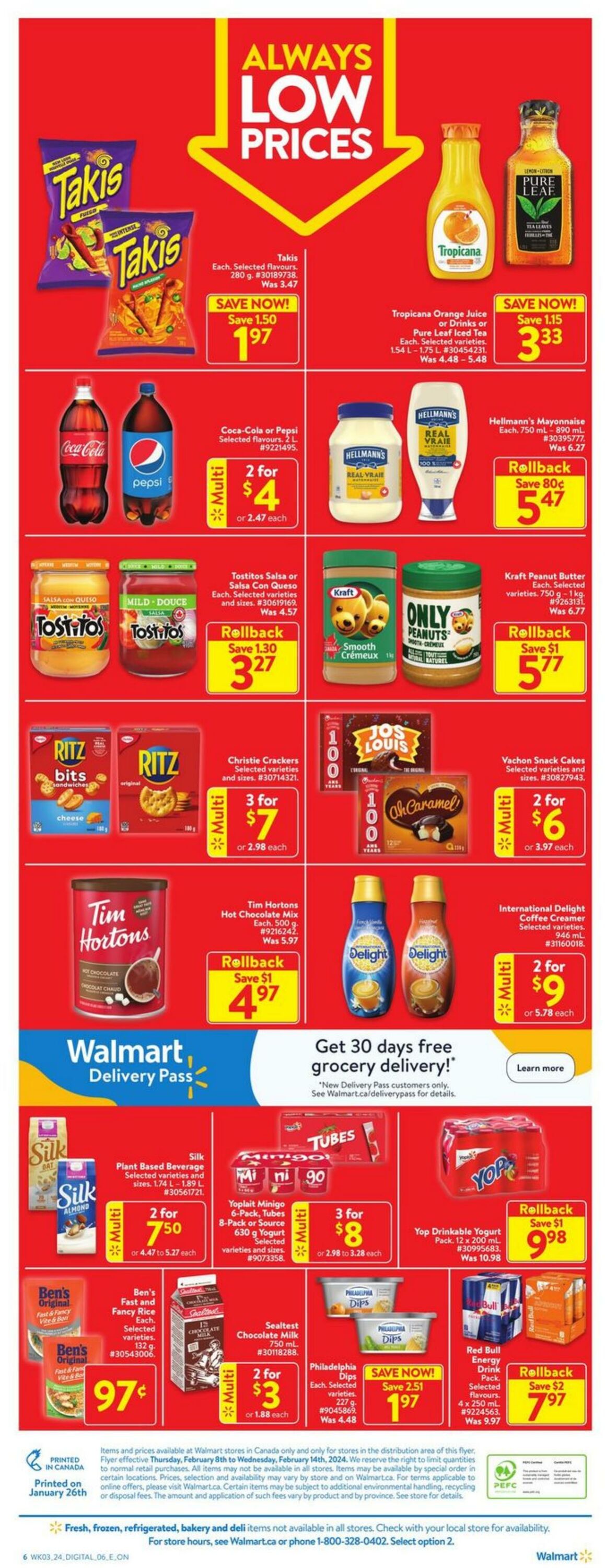 Flyer Walmart 08.02.2024 - 14.02.2024