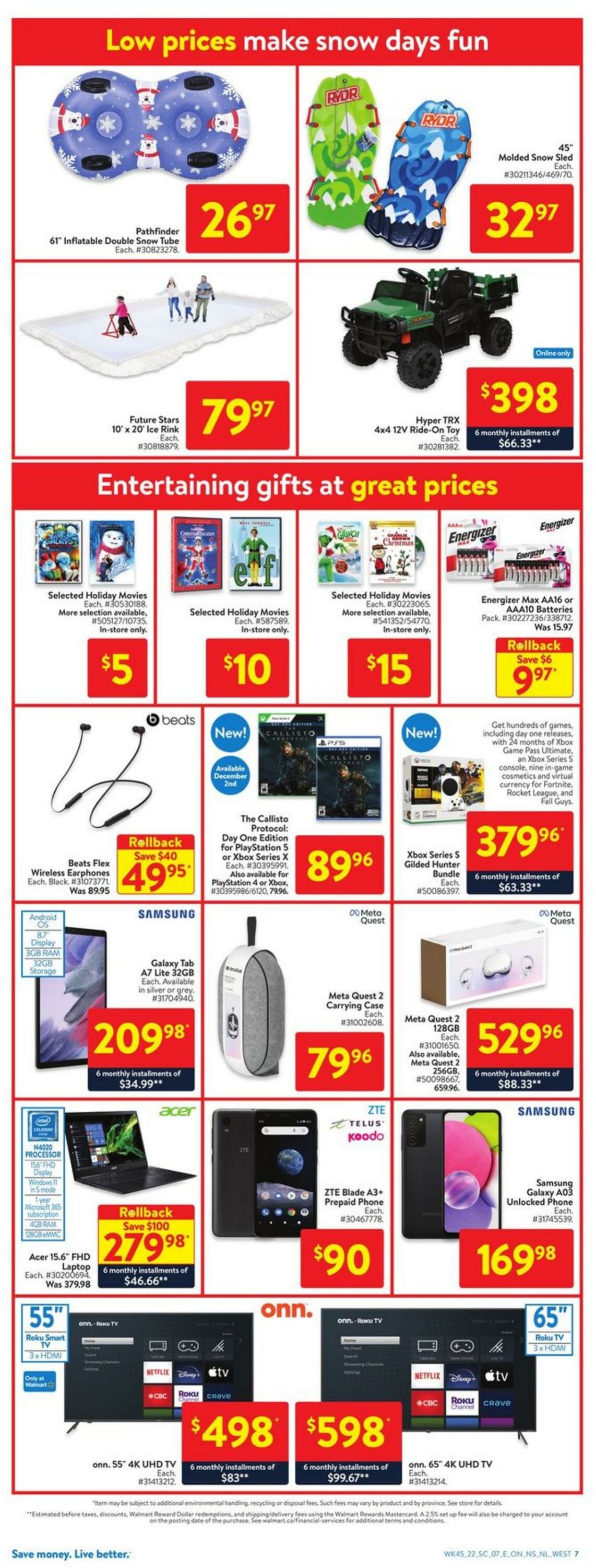 Flyer Walmart 01.12.2022 - 07.12.2022