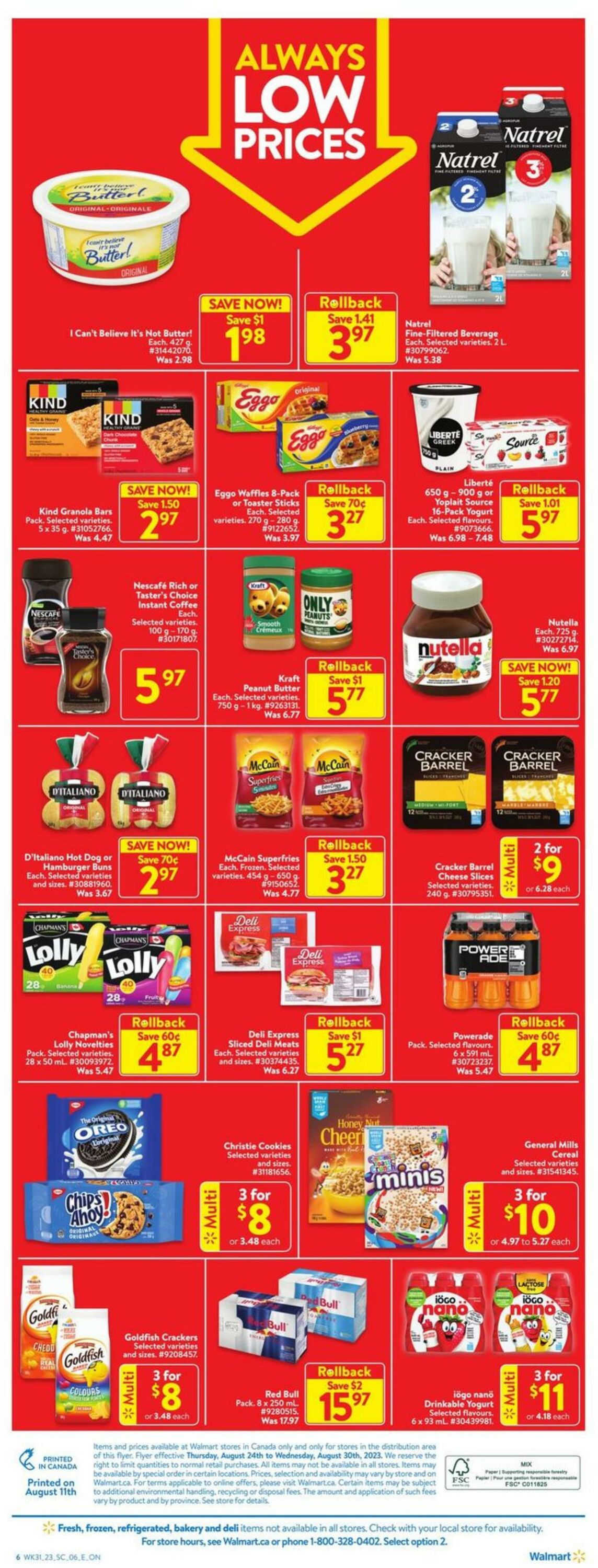 Flyer Walmart 24.08.2023 - 30.08.2023