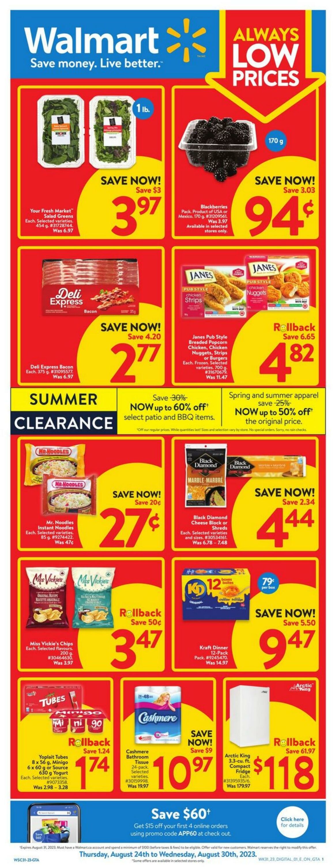 Flyer Walmart 24.08.2023 - 30.08.2023