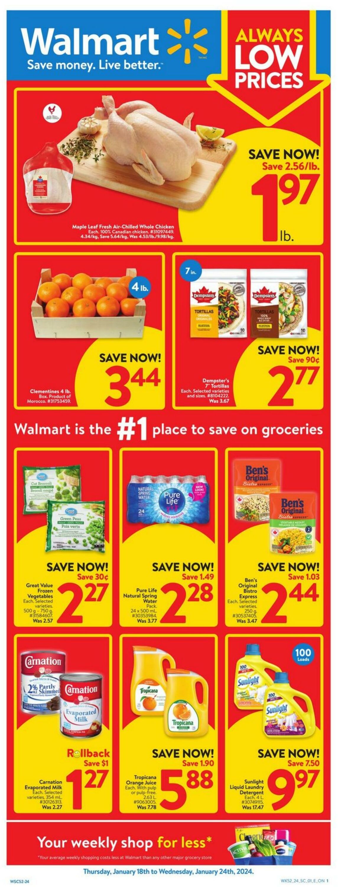 Flyer Walmart 18.01.2024 - 24.01.2024