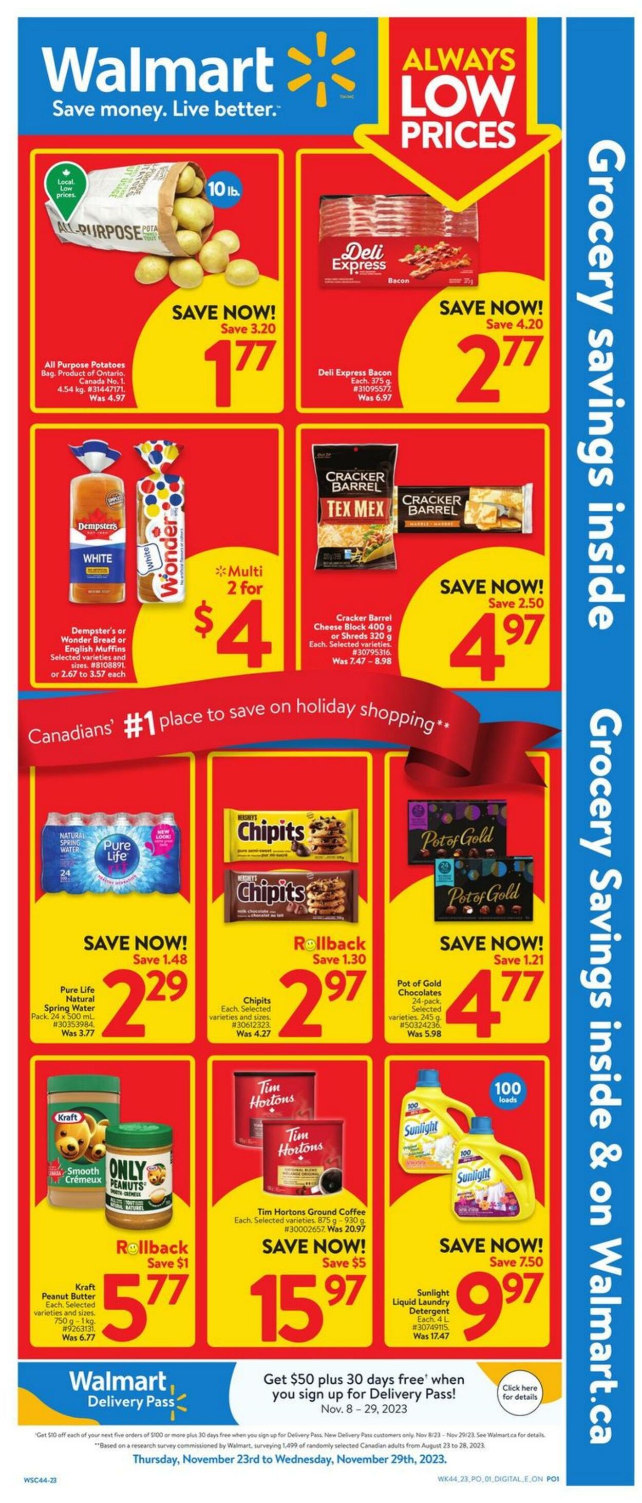 Flyer Walmart 23.11.2023 - 29.11.2023