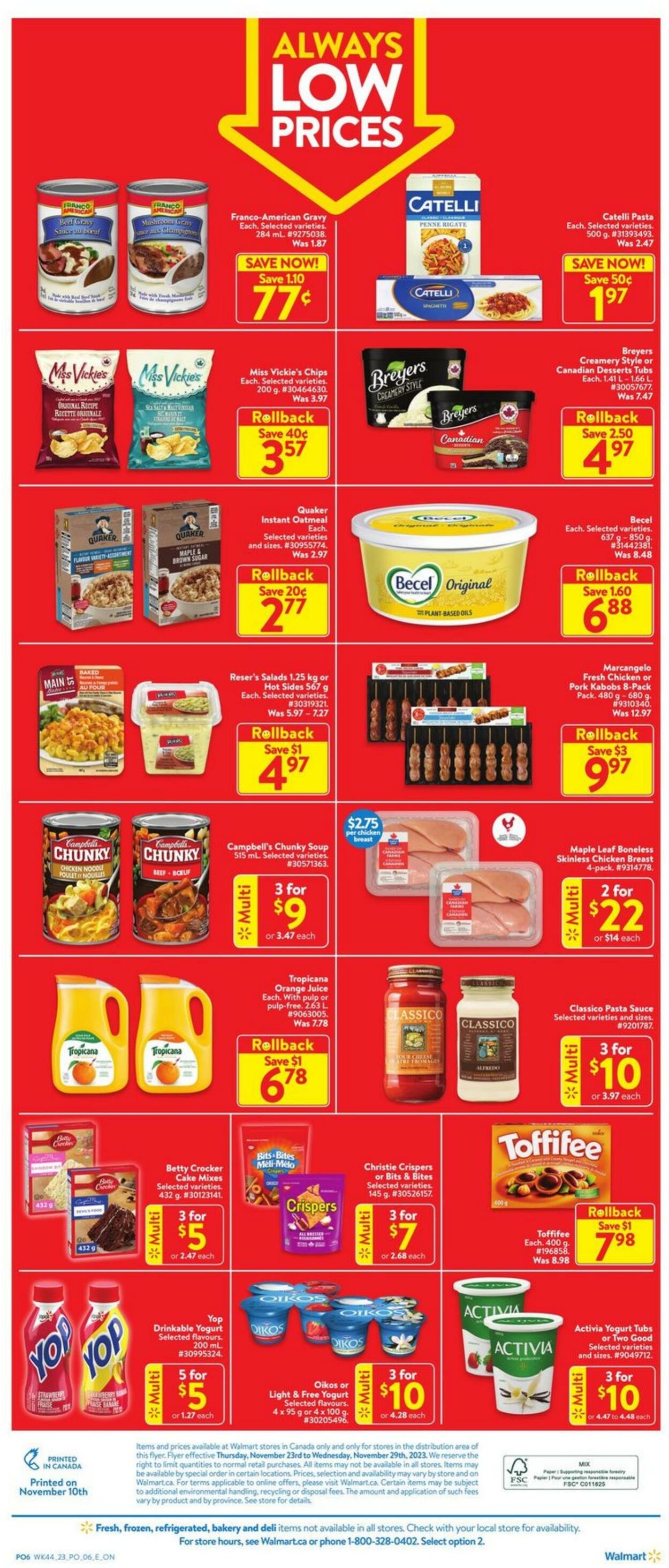 Flyer Walmart 23.11.2023 - 29.11.2023