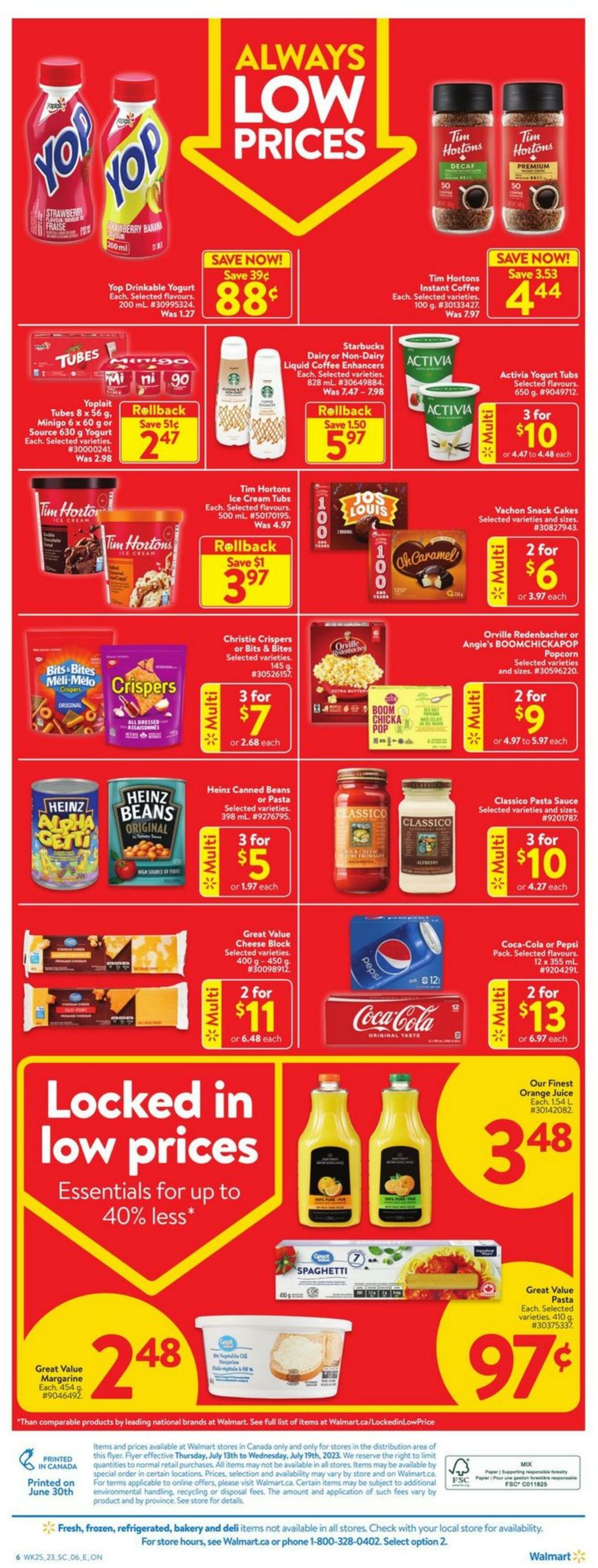 Flyer Walmart 13.07.2023 - 19.07.2023