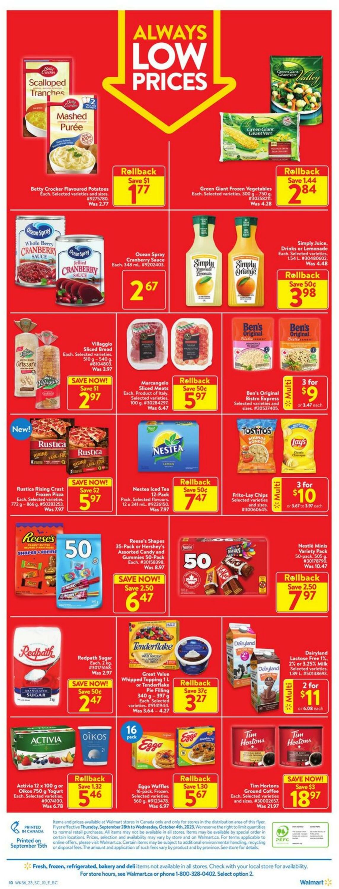 Flyer Walmart 28.09.2023 - 04.10.2023