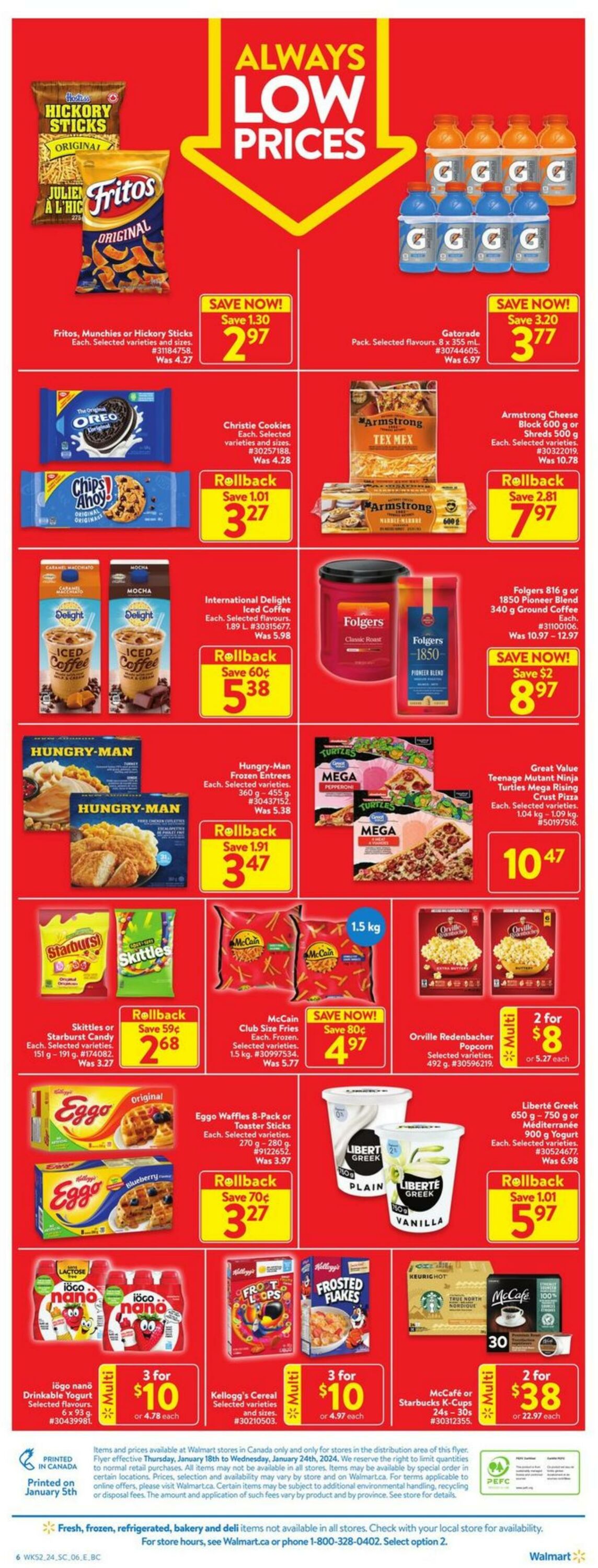 Flyer Walmart 18.01.2024 - 24.01.2024