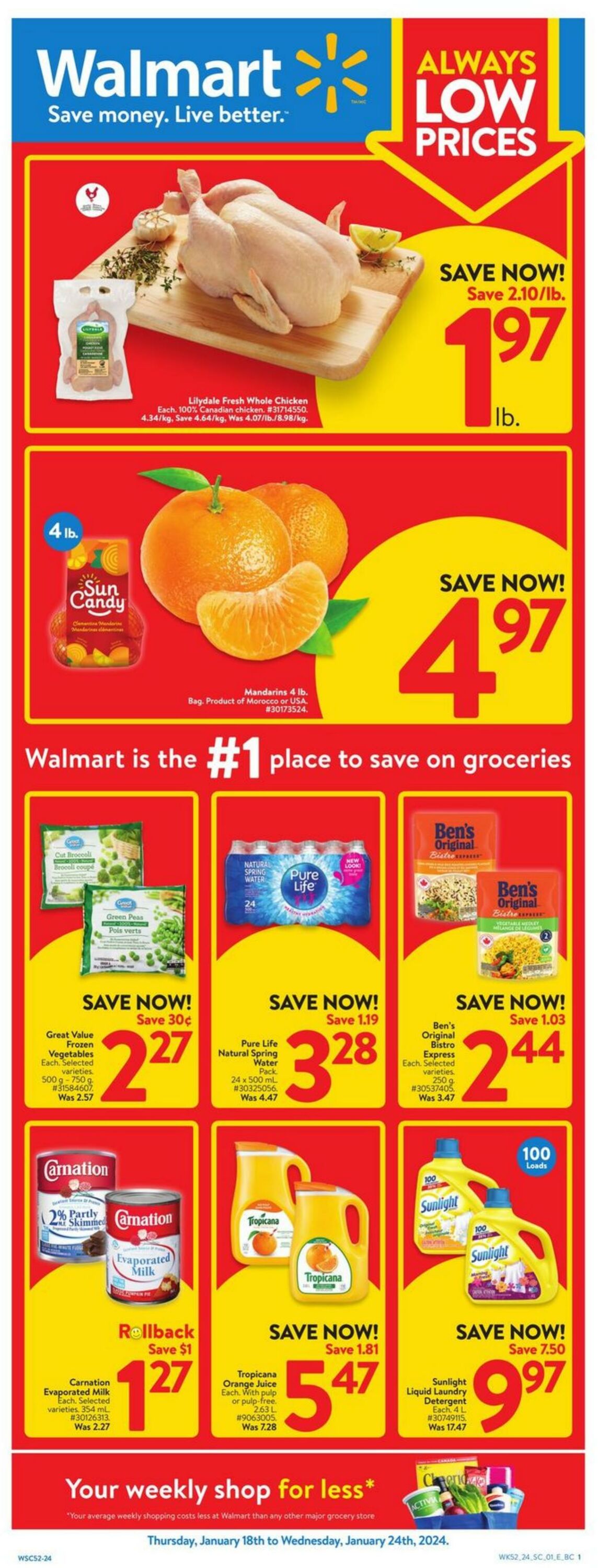 Flyer Walmart 18.01.2024 - 24.01.2024