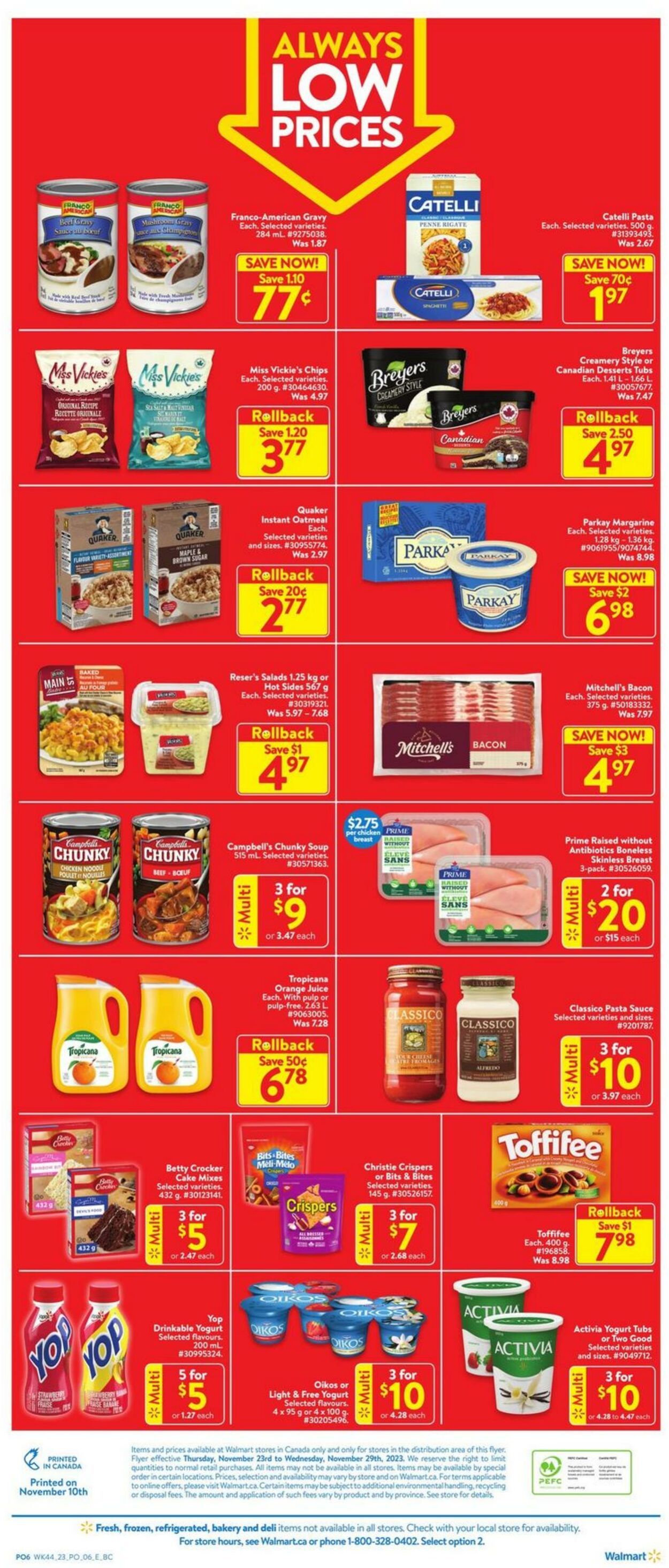 Flyer Walmart 23.11.2023 - 29.11.2023