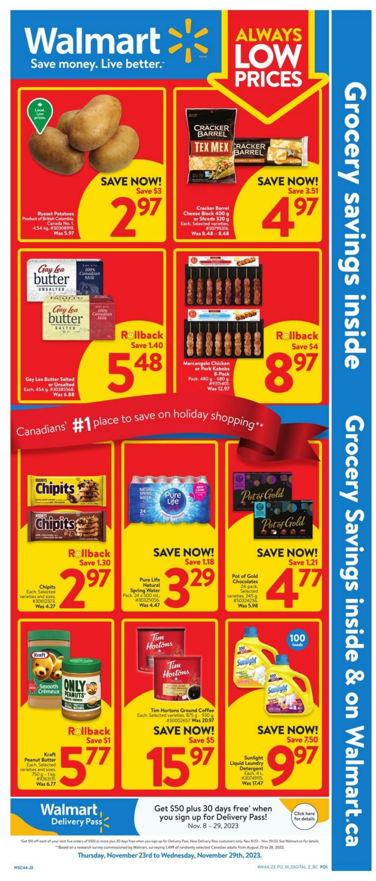 Flyer Walmart 23.11.2023 - 29.11.2023