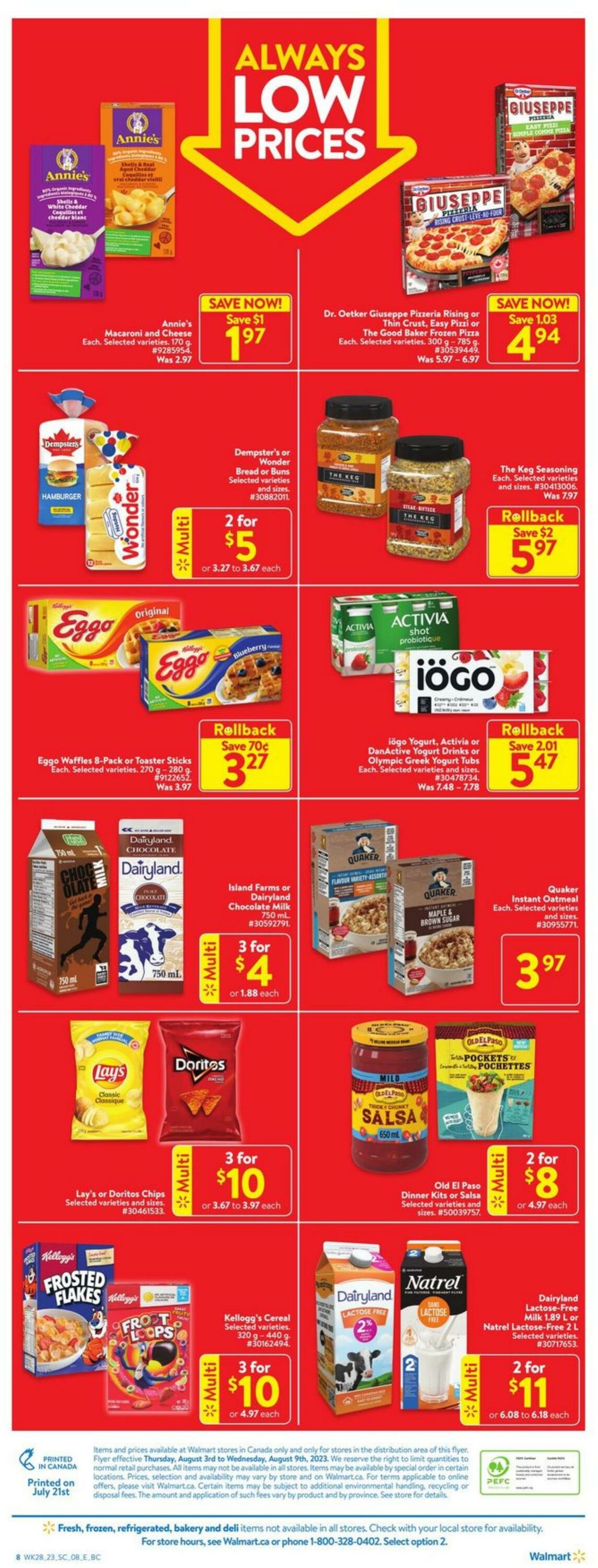 Flyer Walmart 03.08.2023 - 09.08.2023