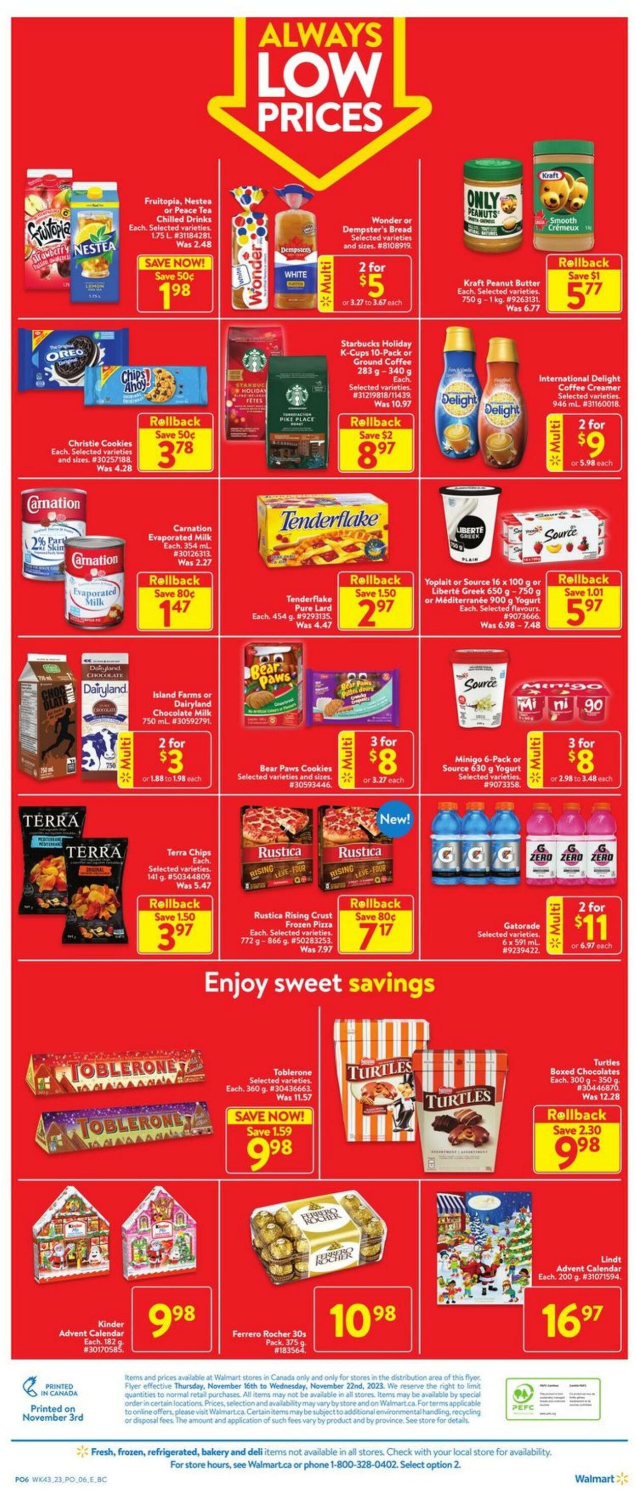 Flyer Walmart 16.11.2023 - 22.11.2023