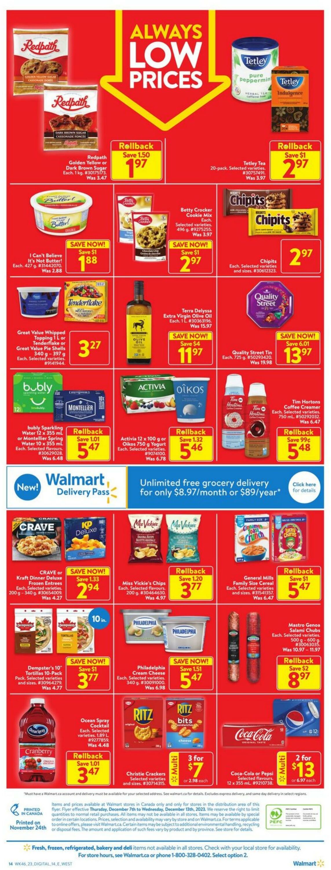 Flyer Walmart 07.12.2023 - 13.12.2023