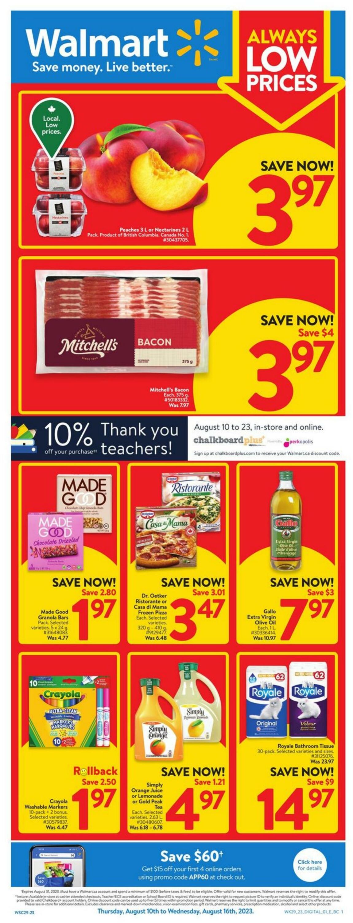 Flyer Walmart 10.08.2023 - 16.08.2023